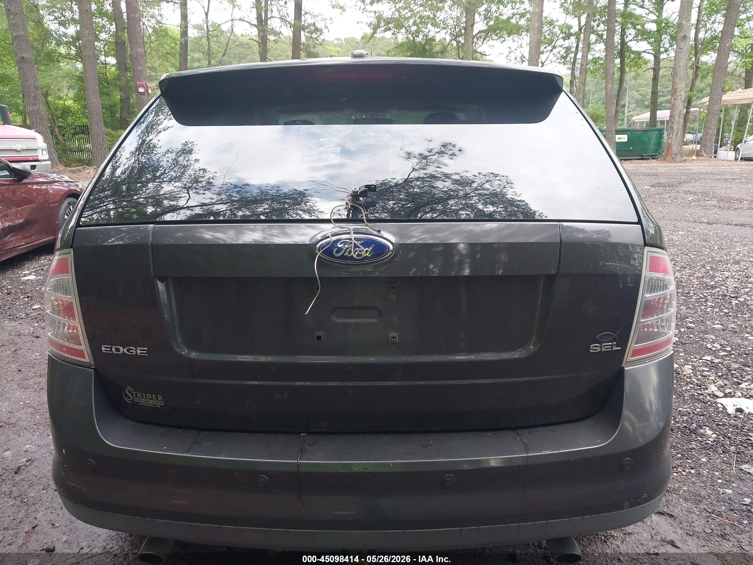 2007 Ford Edge Sel Plus Gray vin: 2FMDK39C37BB12144