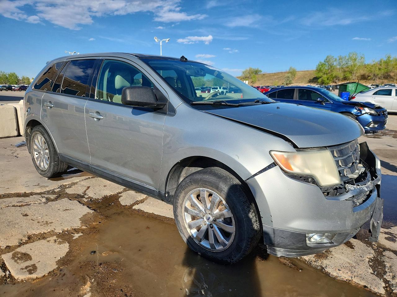 2007 Ford Edge Sel Plus Silver vin: 2FMDK39C37BB59514