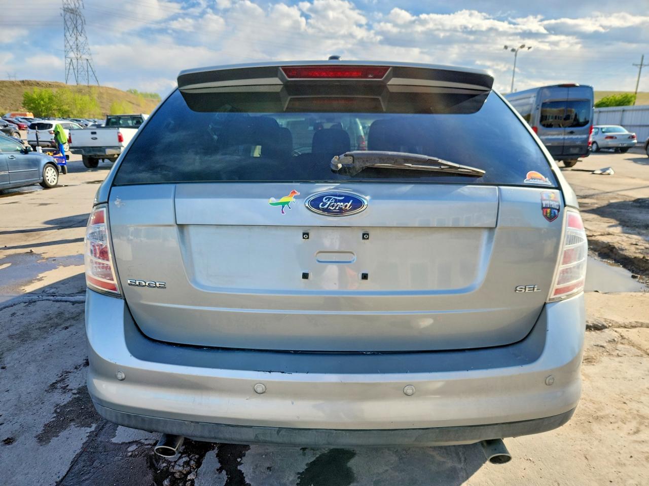 2007 Ford Edge Sel Plus Silver vin: 2FMDK39C37BB59514