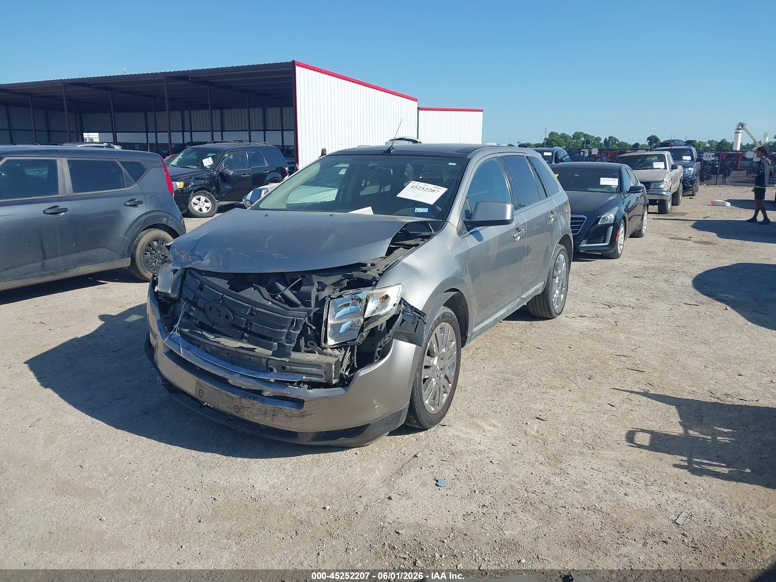 2008 Ford Edge Limited Silver vin: 2FMDK39C38BA85934