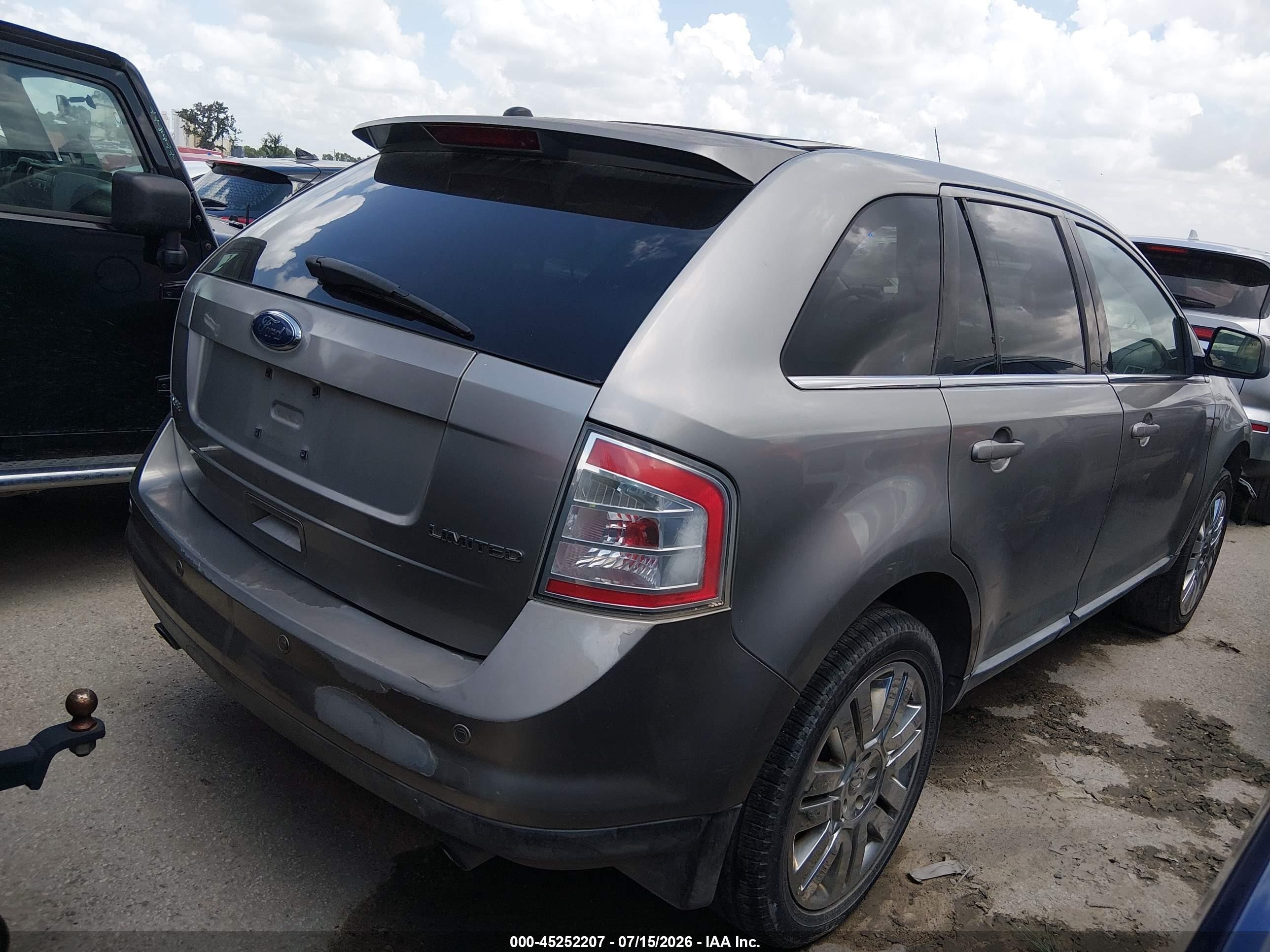 2008 Ford Edge Limited Silver vin: 2FMDK39C38BA85934