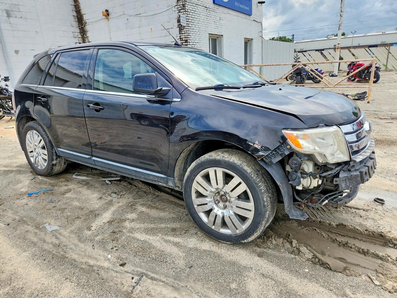 2008 Ford Edge Limited Black vin: 2FMDK39C38BA93855