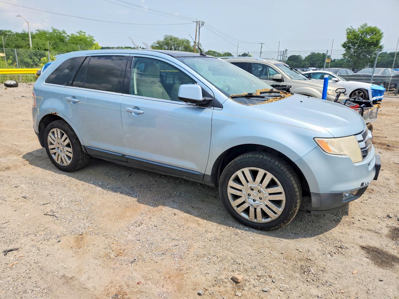 2008 Ford Edge Limited Blue vin: 2FMDK39C38BB46697