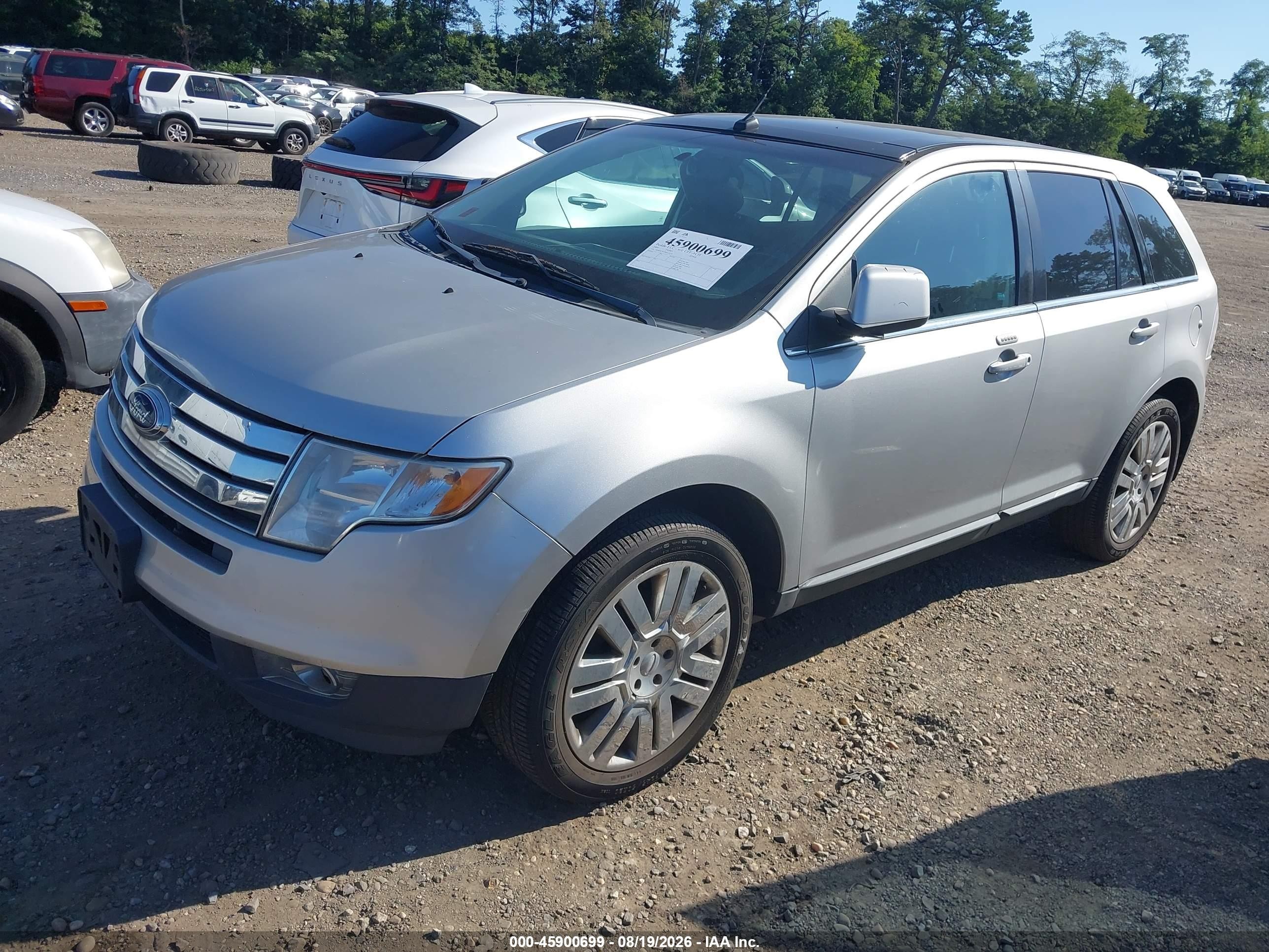 2009 Ford Edge Limited Серебряный vin: 2FMDK39C39BA76734