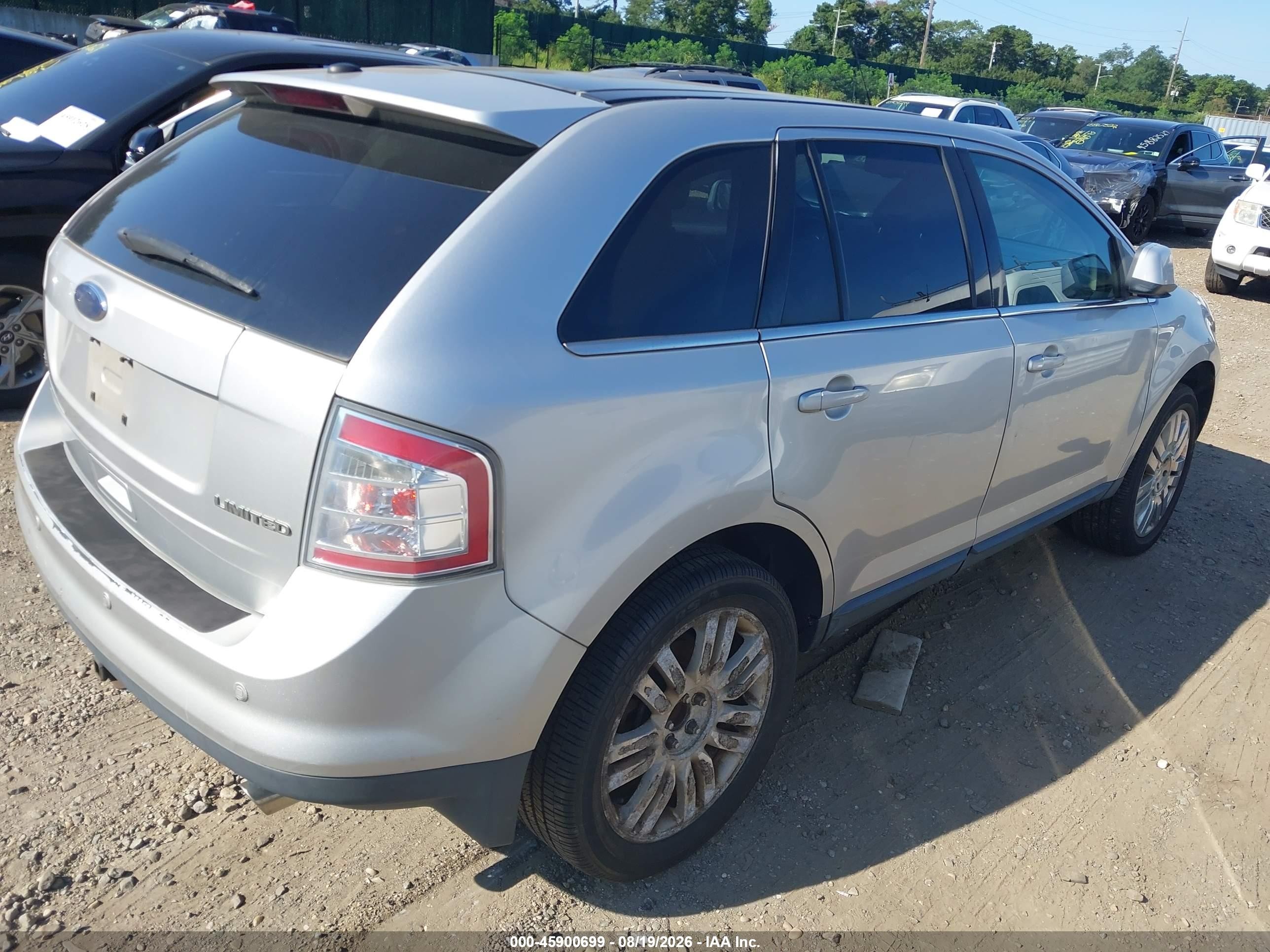 2009 Ford Edge Limited Серебряный vin: 2FMDK39C39BA76734