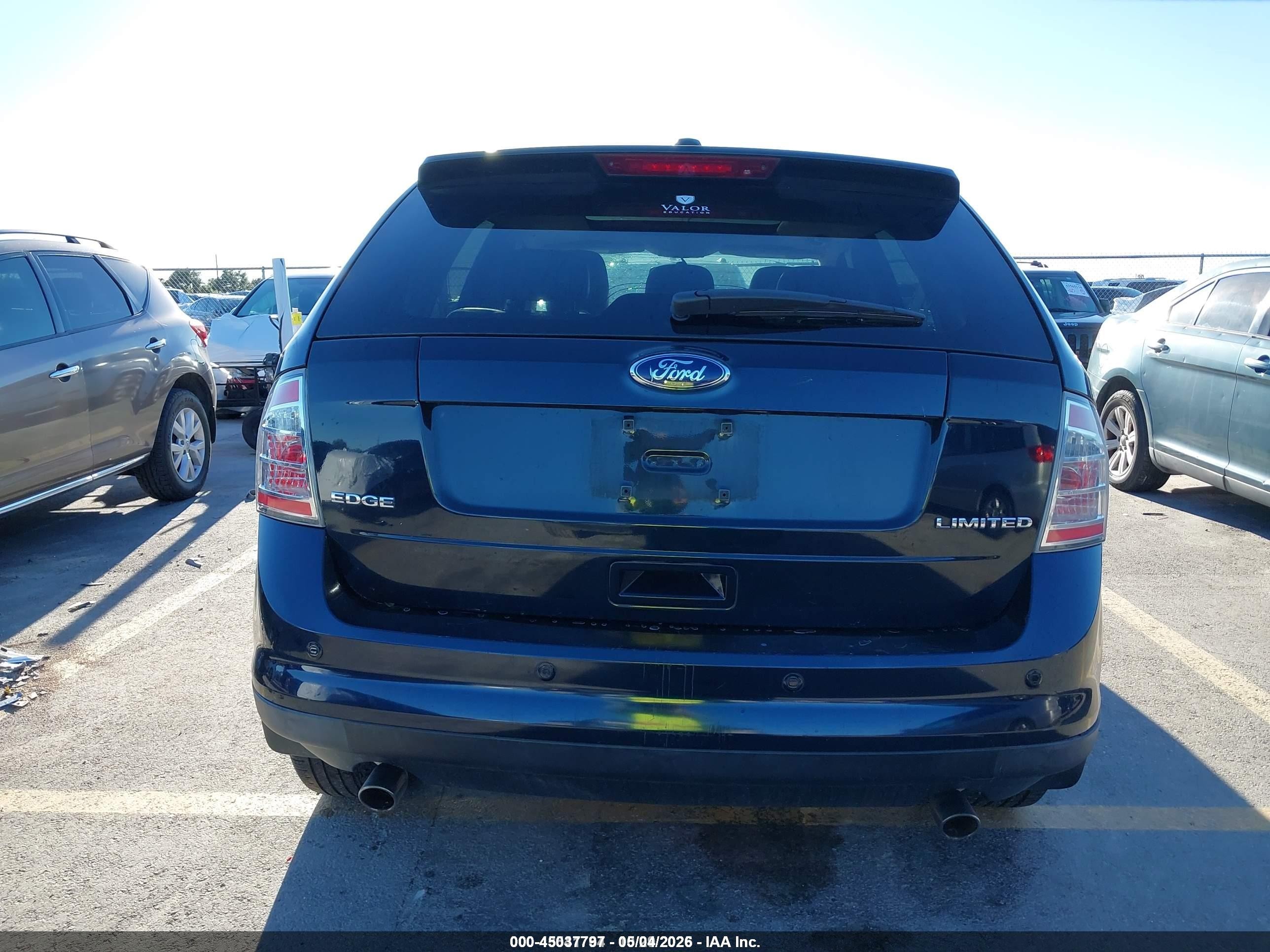 2009 Ford Edge Limited Dark Blue vin: 2FMDK39C39BA99012