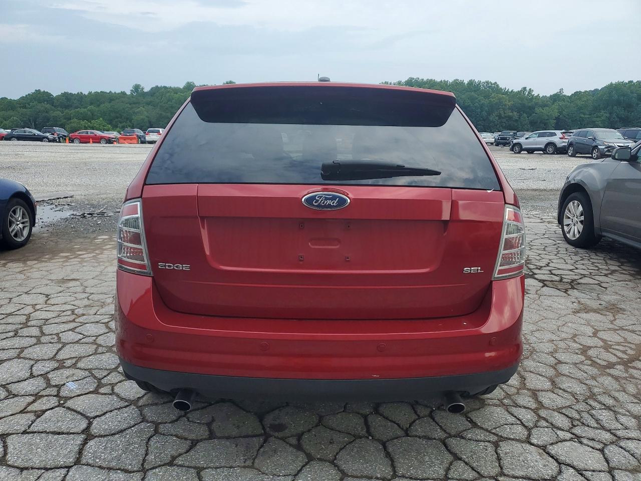 2007 Ford Edge Sel Plus Red vin: 2FMDK39C47BB29955