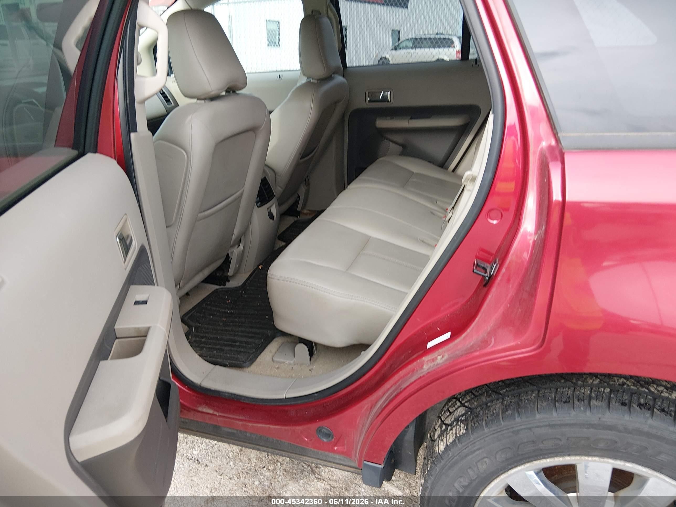 2007 Ford Edge Sel Plus Red vin: 2FMDK39C47BB59568