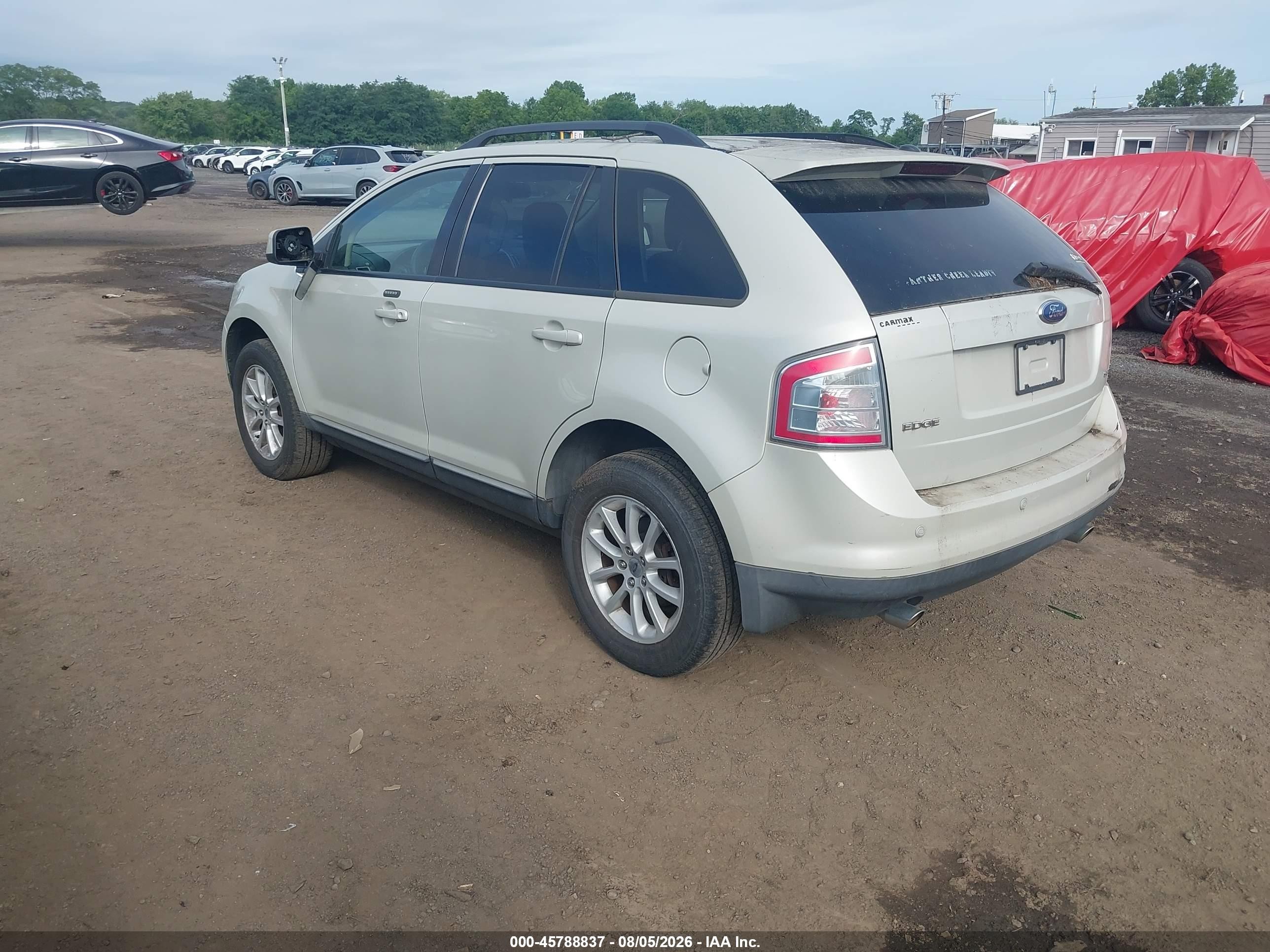 2007 Ford Edge Sel Plus White vin: 2FMDK39C47BB71851