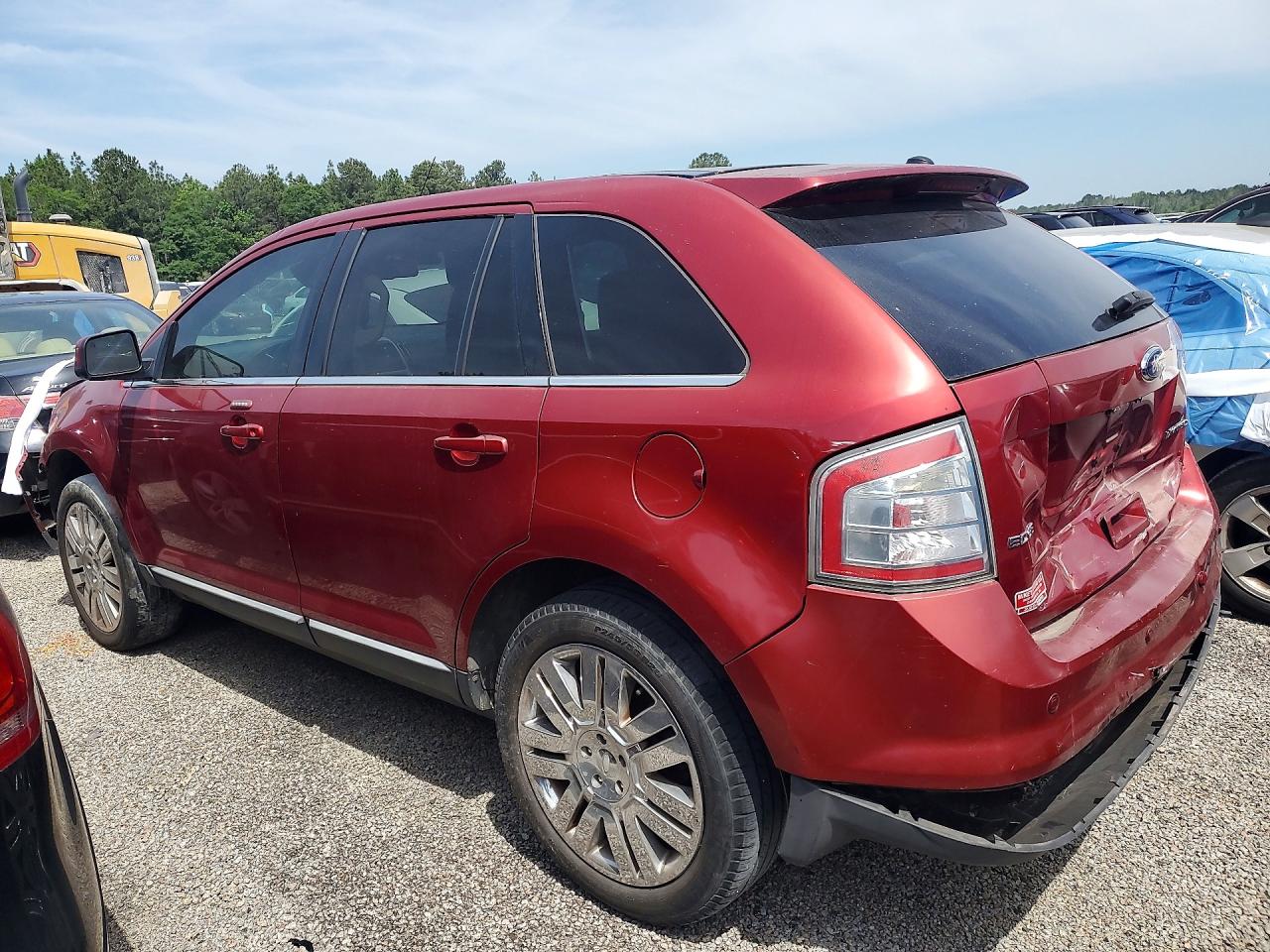 2008 Ford Edge Limited Burgundy vin: 2FMDK39C48BA13138