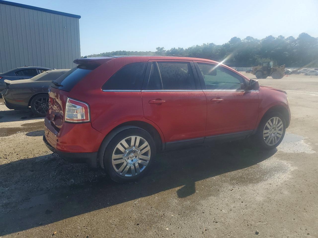 2008 Ford Edge Limited Burgundy vin: 2FMDK39C48BA13138
