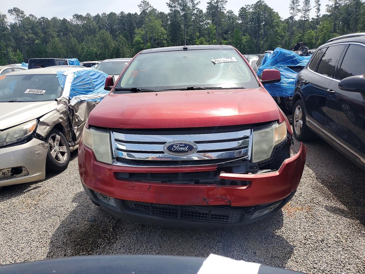 2008 Ford Edge Limited Burgundy vin: 2FMDK39C48BA13138
