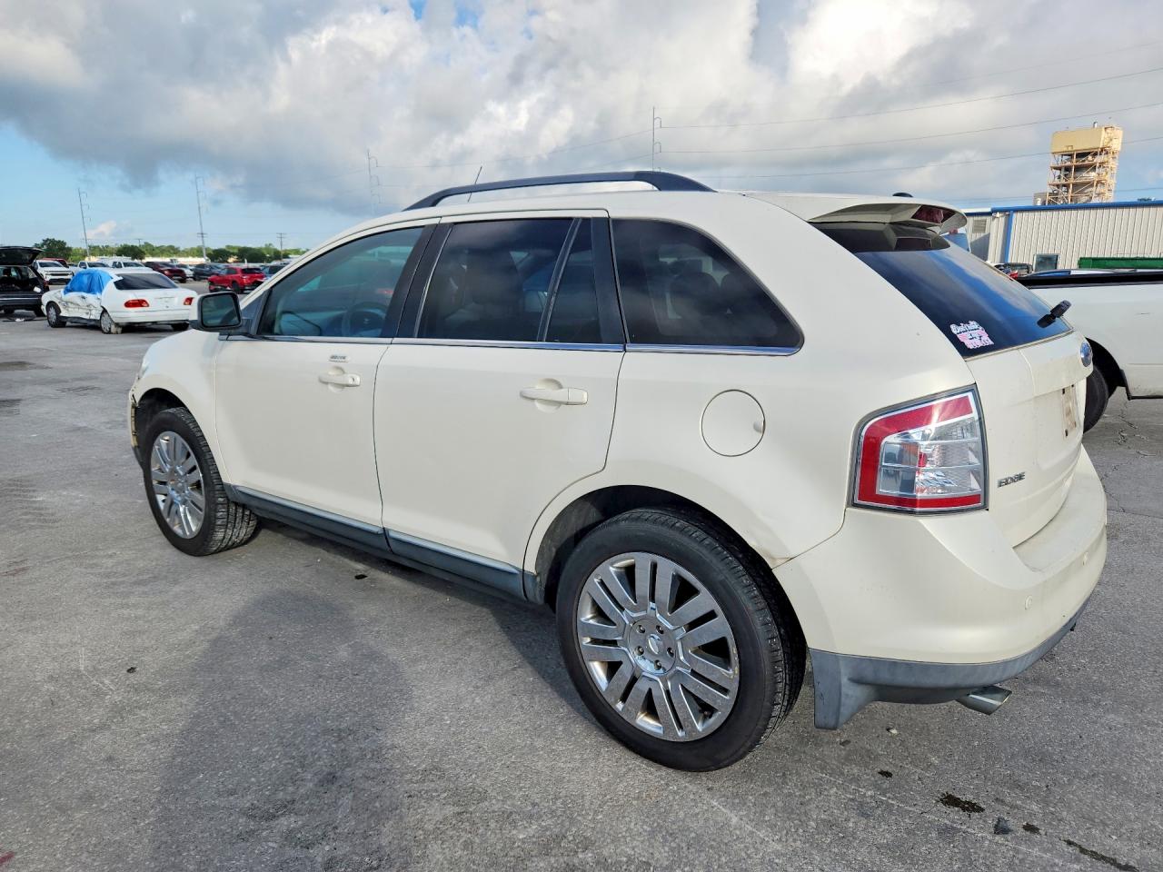 2008 Ford Edge Limited White vin: 2FMDK39C48BA22261