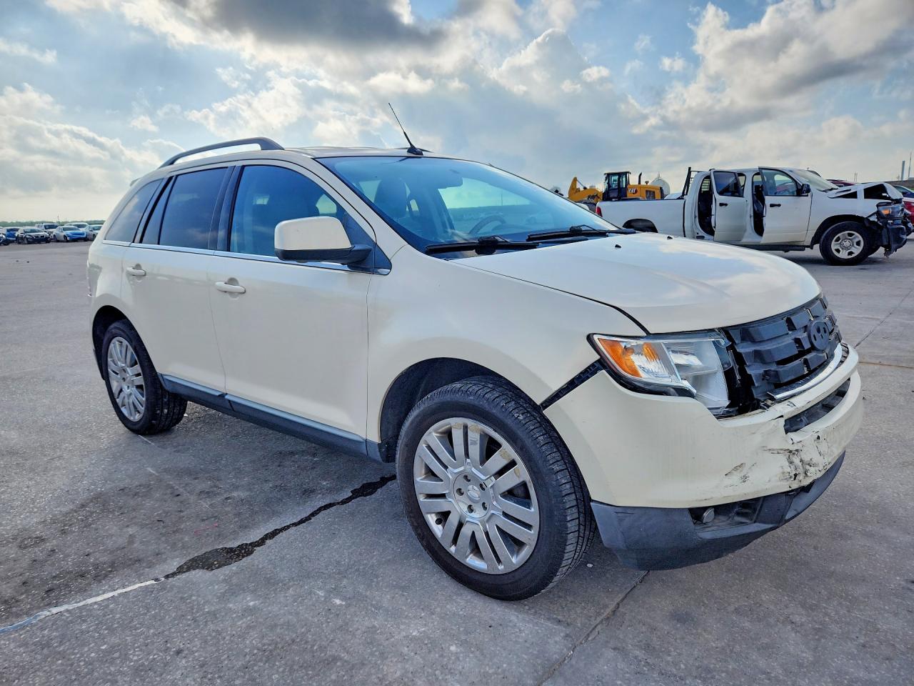 2008 Ford Edge Limited White vin: 2FMDK39C48BA22261