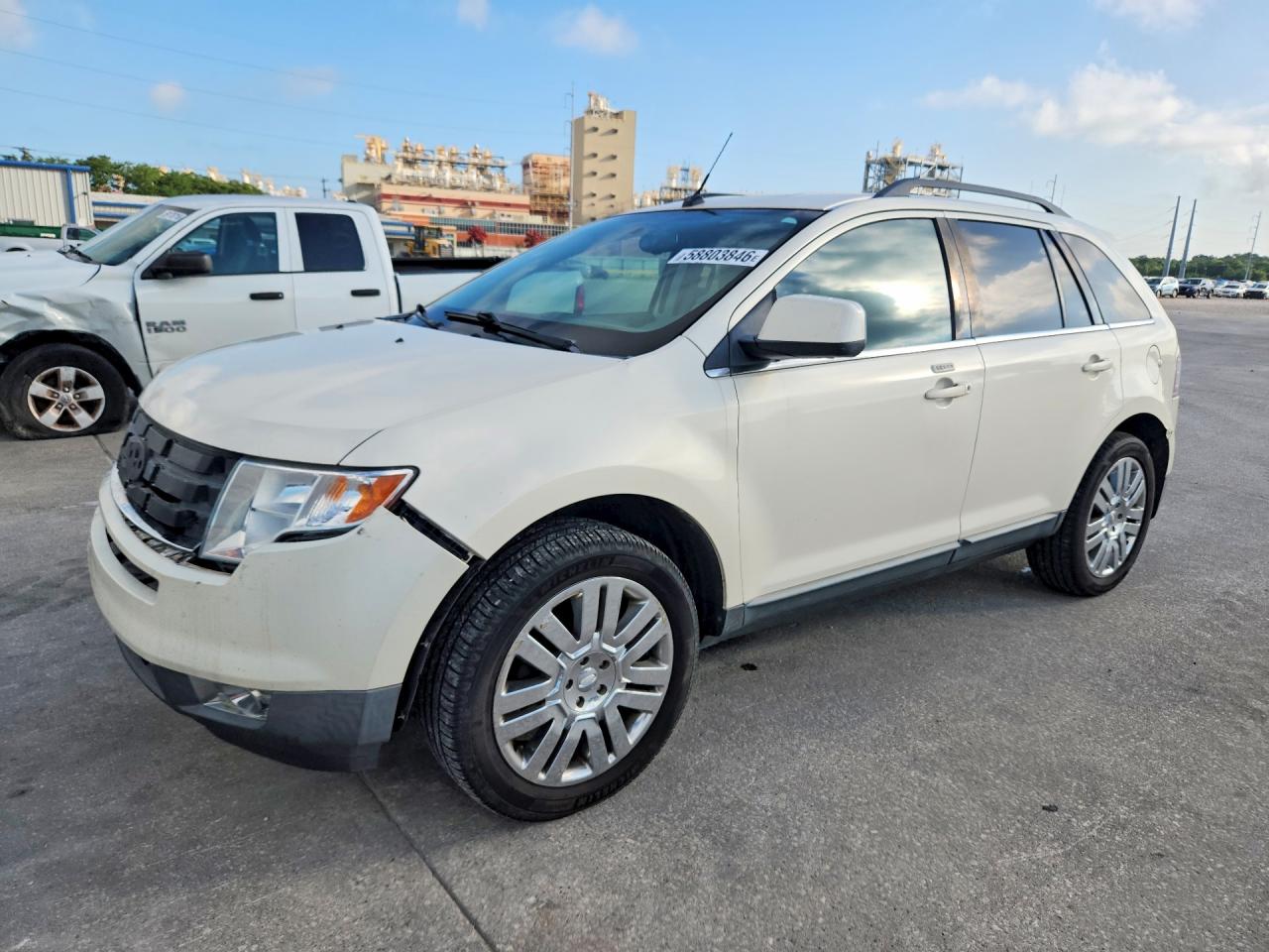 2008 Ford Edge Limited White vin: 2FMDK39C48BA22261