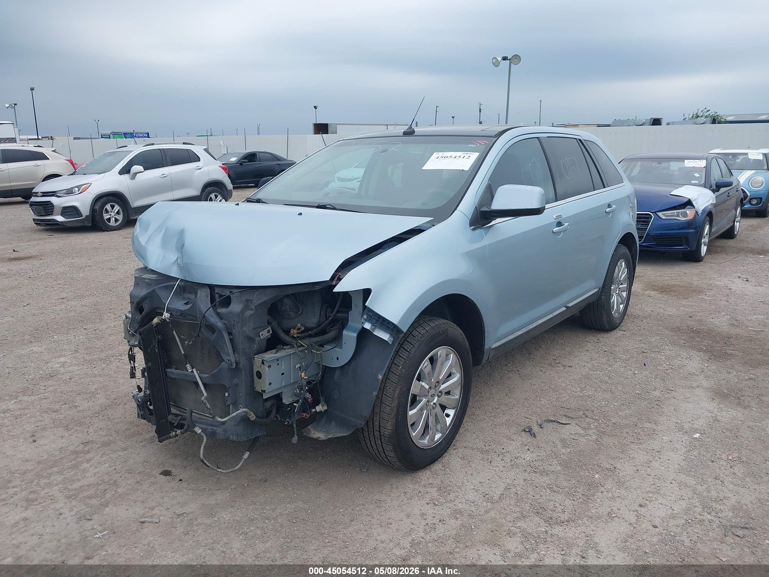 2008 Ford Edge Limited Blue vin: 2FMDK39C48BA24527