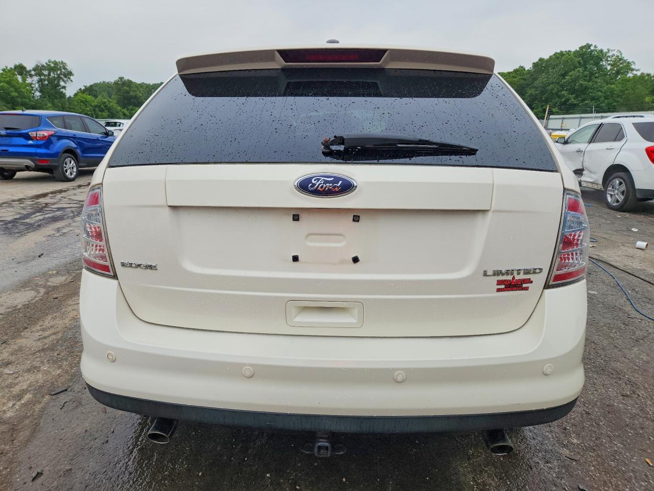 2008 Ford Edge Limited White vin: 2FMDK39C48BA37259