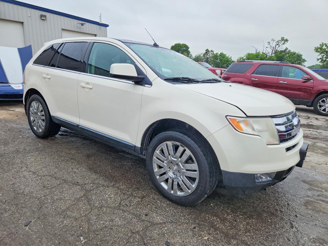 2008 Ford Edge Limited White vin: 2FMDK39C48BA37259