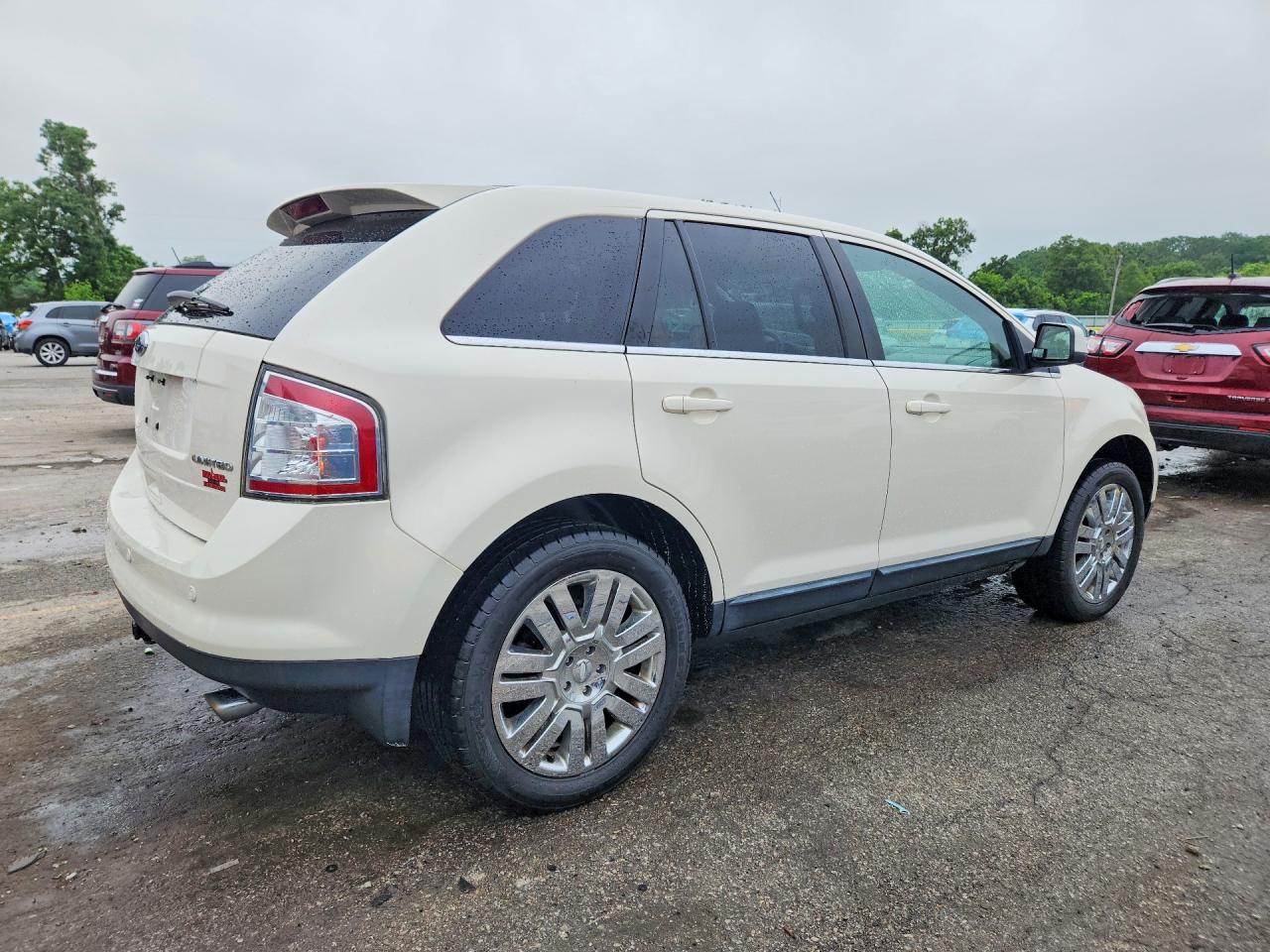 2008 Ford Edge Limited White vin: 2FMDK39C48BA37259