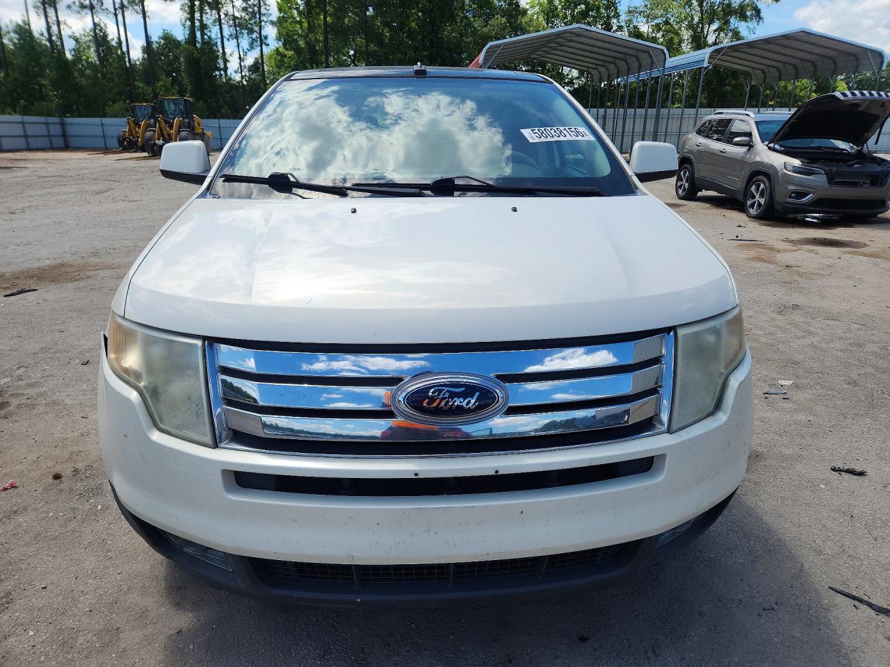2008 Ford Edge Limited White vin: 2FMDK39C48BA48679