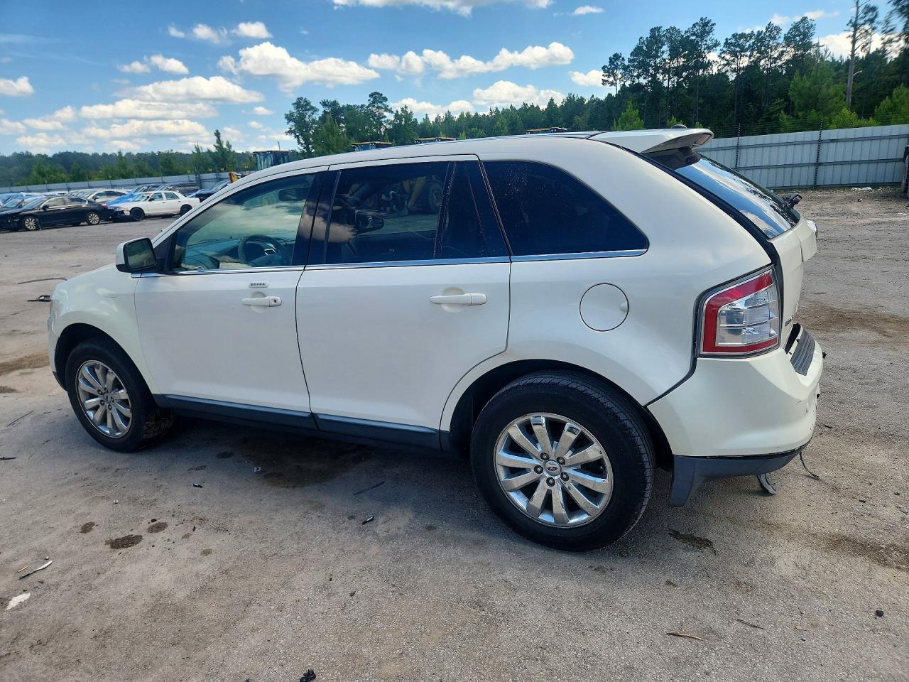 2008 Ford Edge Limited White vin: 2FMDK39C48BA48679