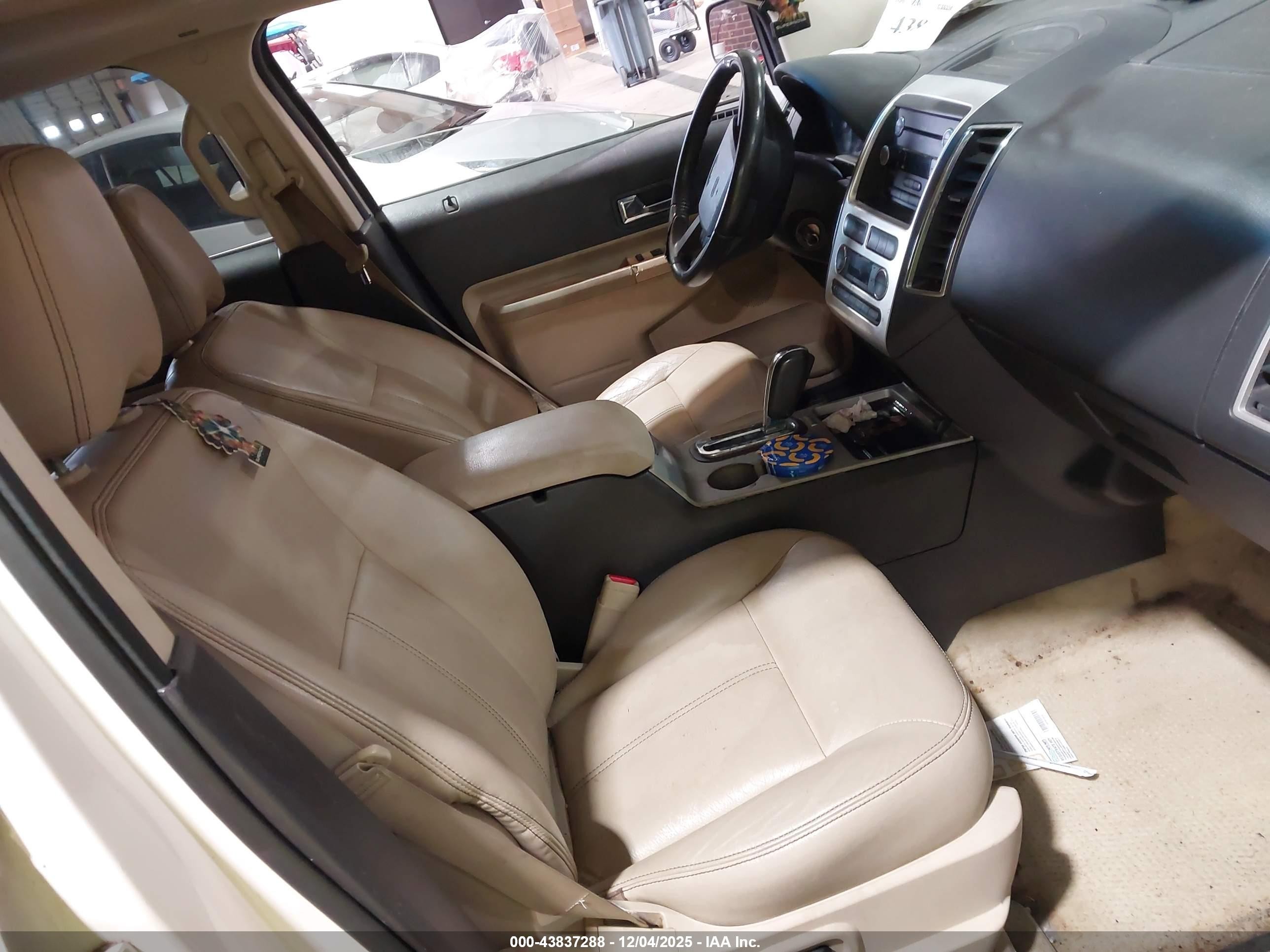 2008 Ford Edge Limited White vin: 2FMDK39C48BA56863