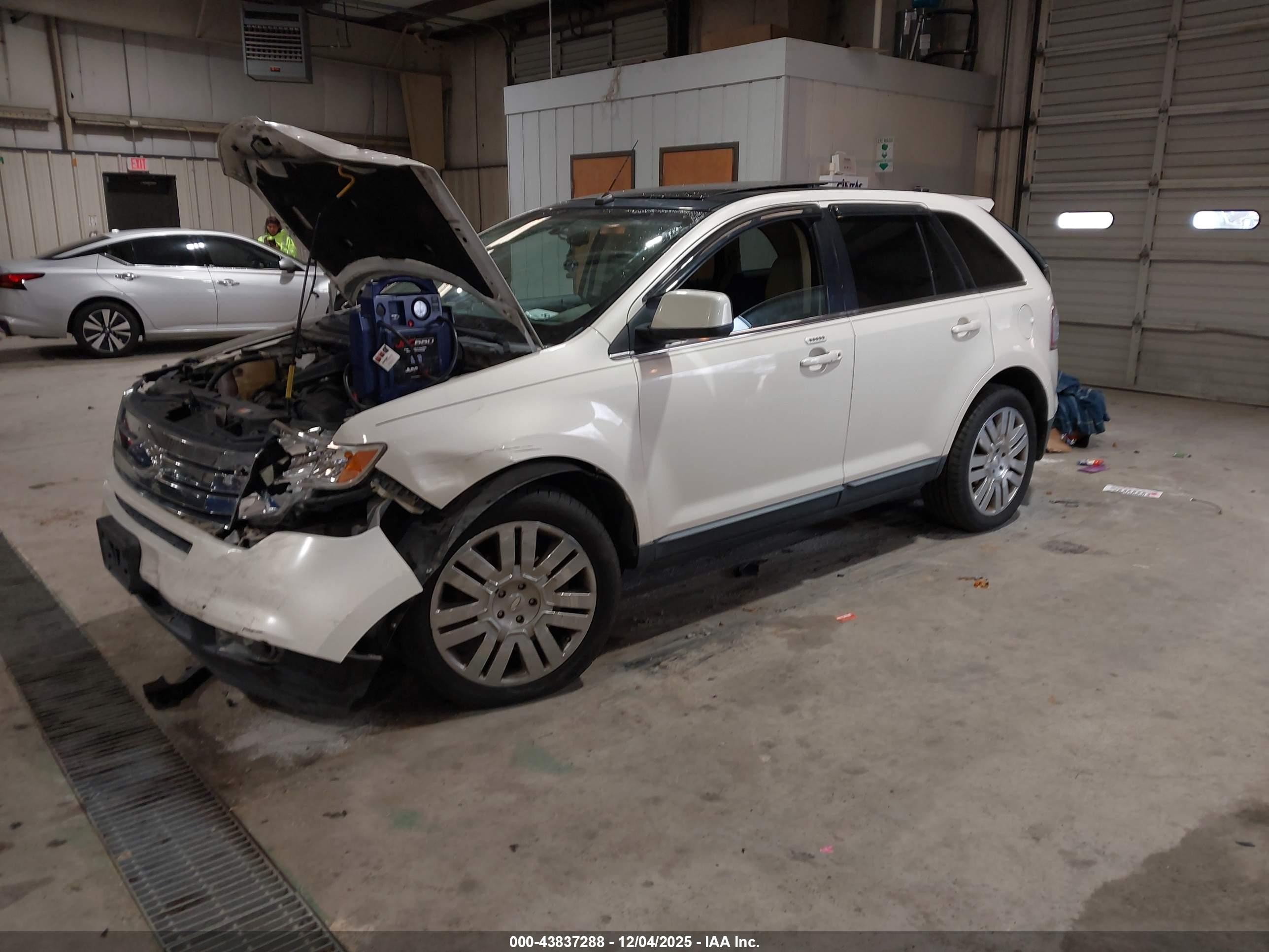2008 Ford Edge Limited White vin: 2FMDK39C48BA56863