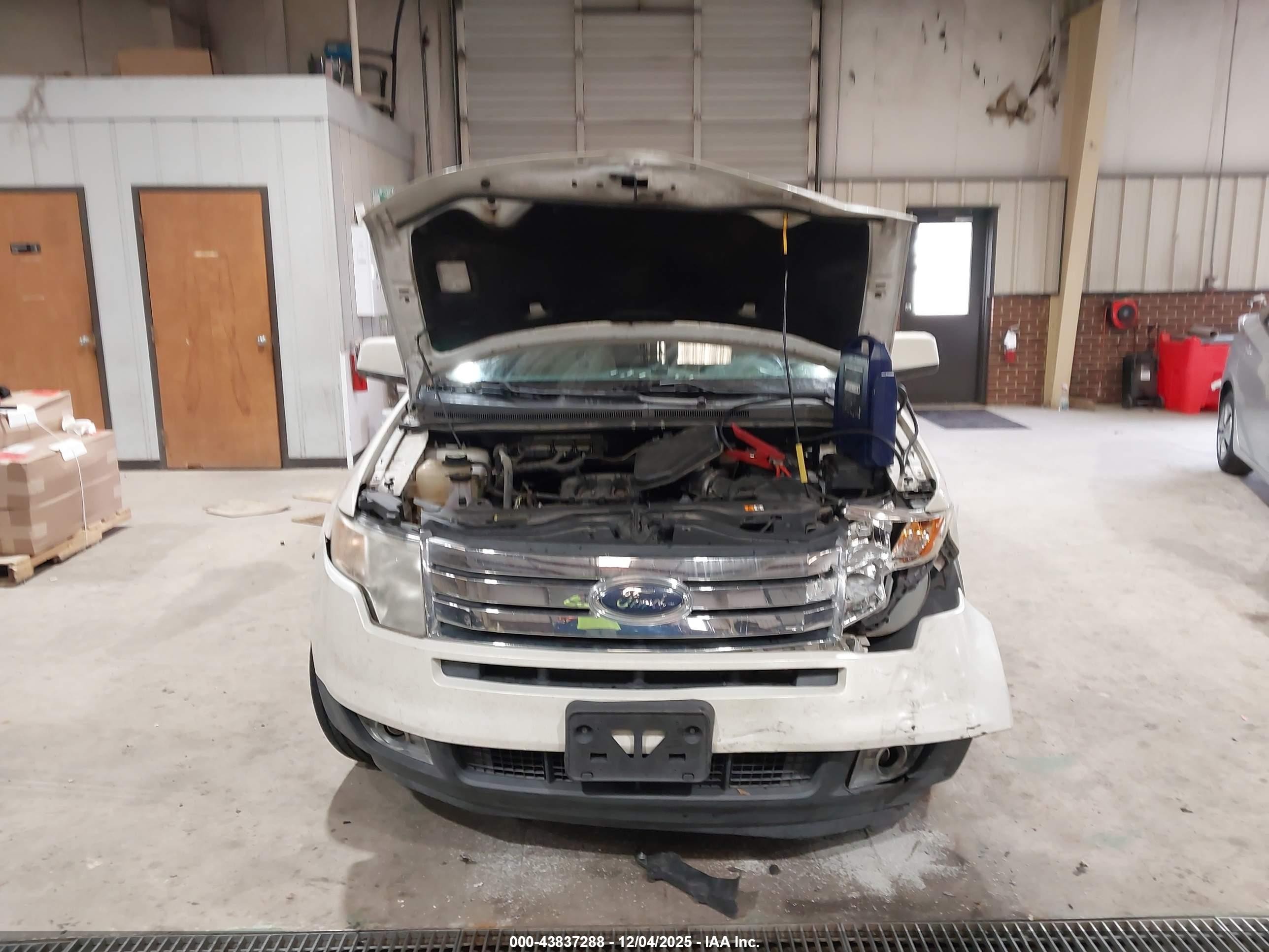2008 Ford Edge Limited White vin: 2FMDK39C48BA56863