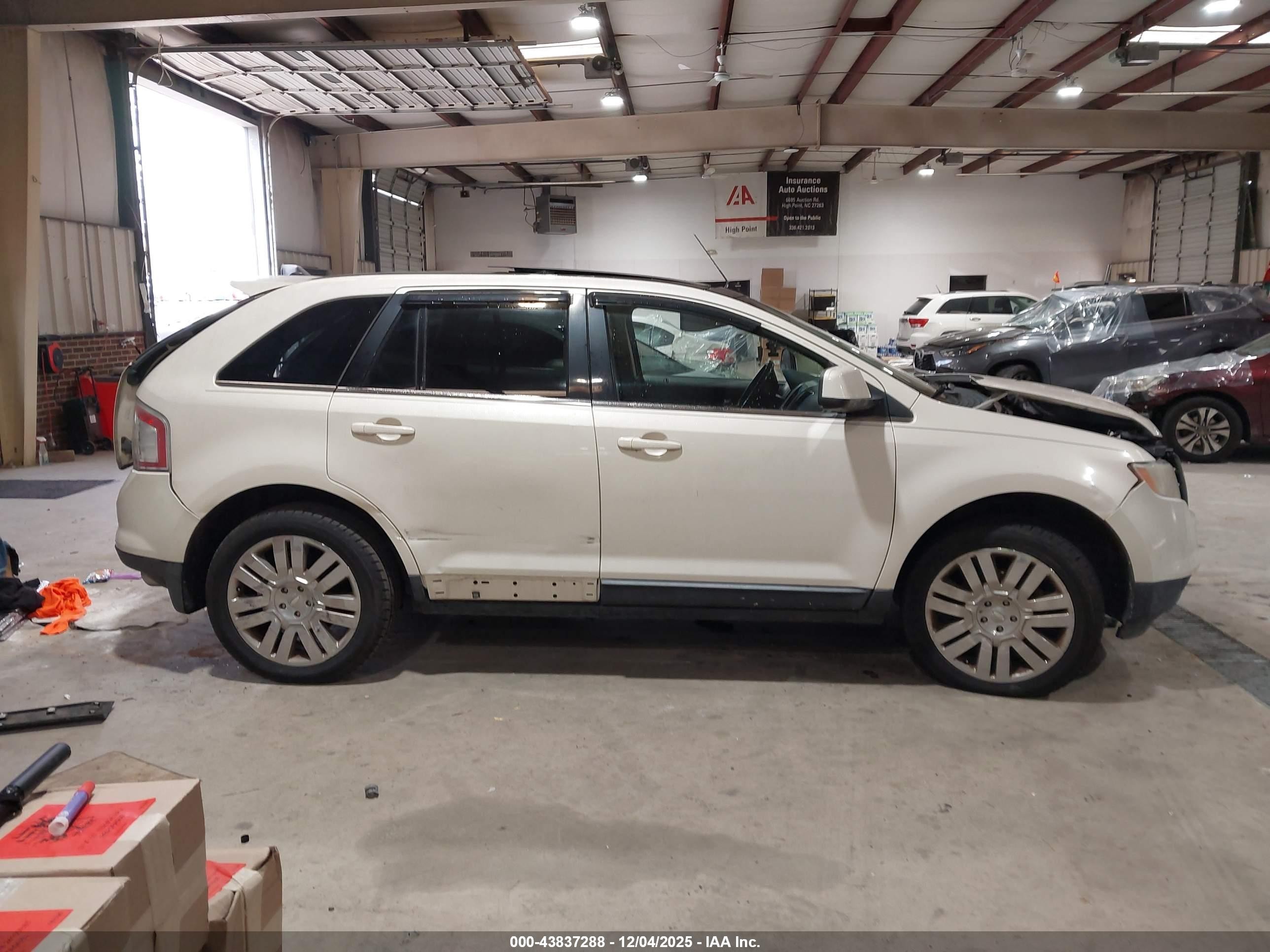 2008 Ford Edge Limited White vin: 2FMDK39C48BA56863