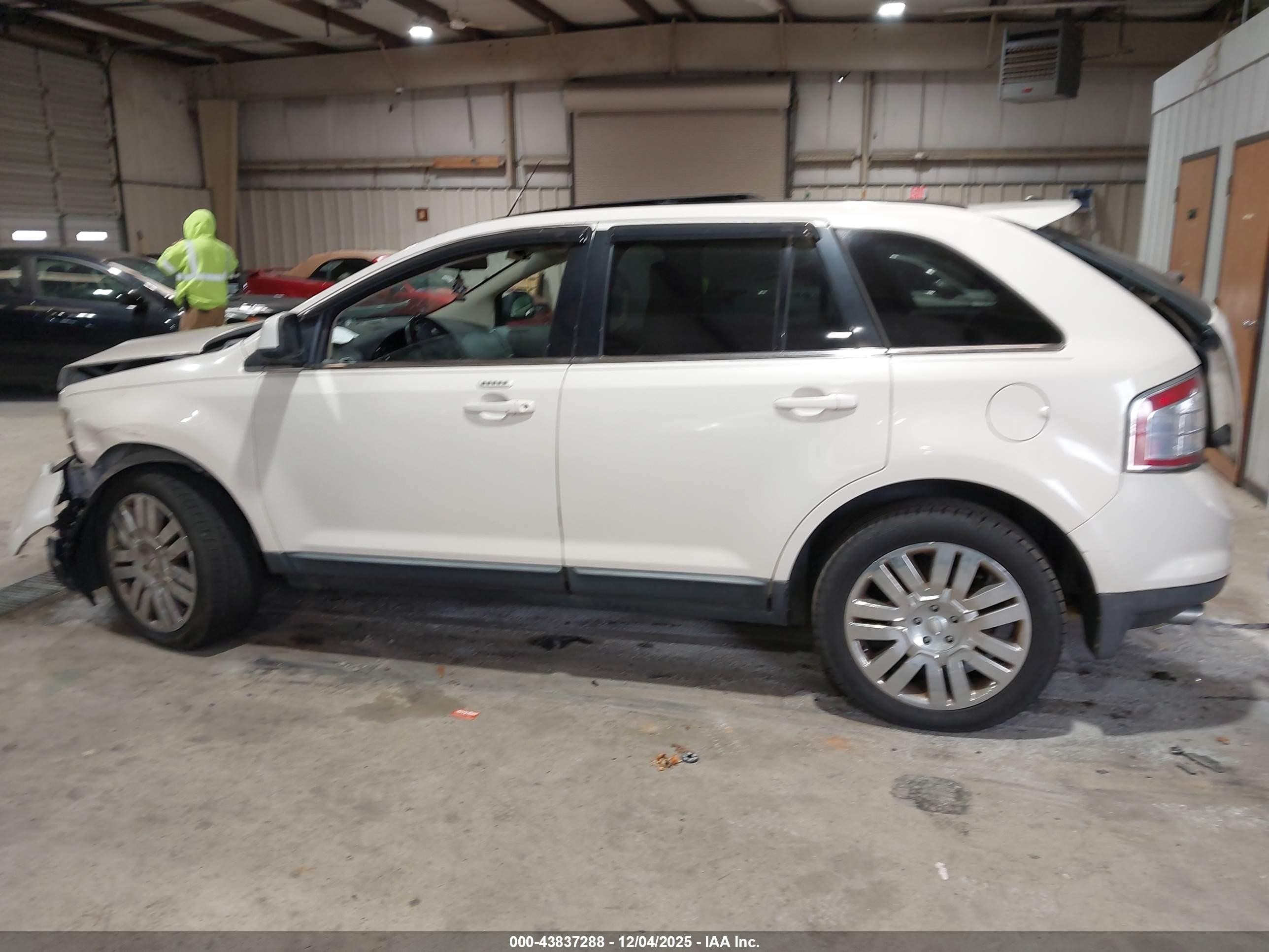 2008 Ford Edge Limited White vin: 2FMDK39C48BA56863
