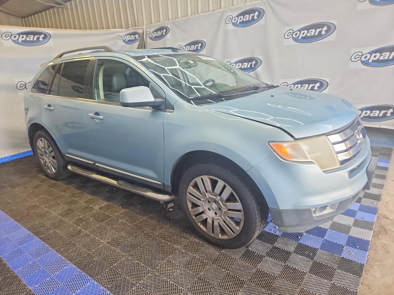 2008 Ford Edge Limited Blue vin: 2FMDK39C48BA90396