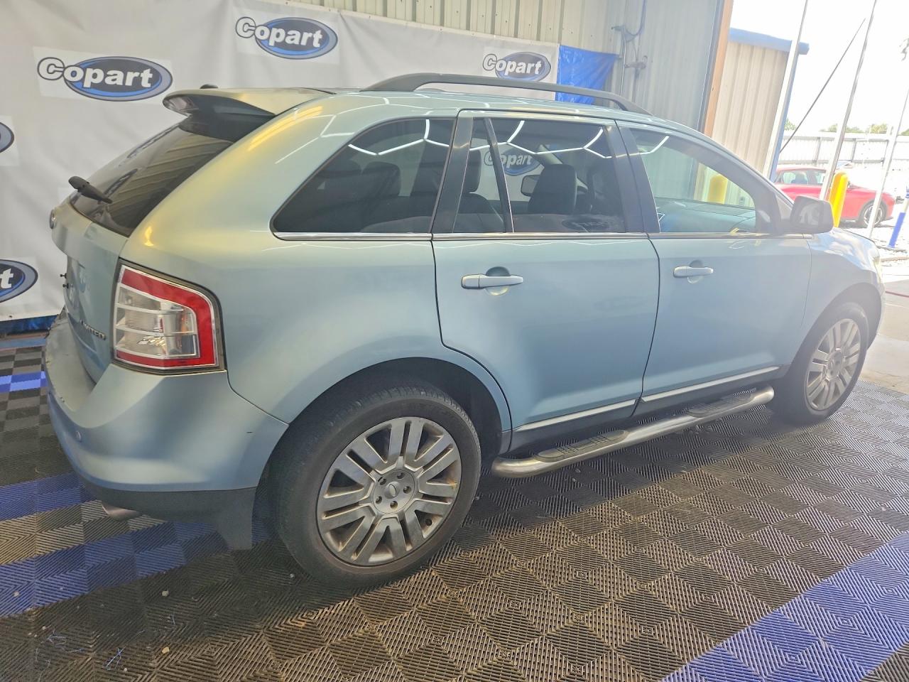 2008 Ford Edge Limited Blue vin: 2FMDK39C48BA90396
