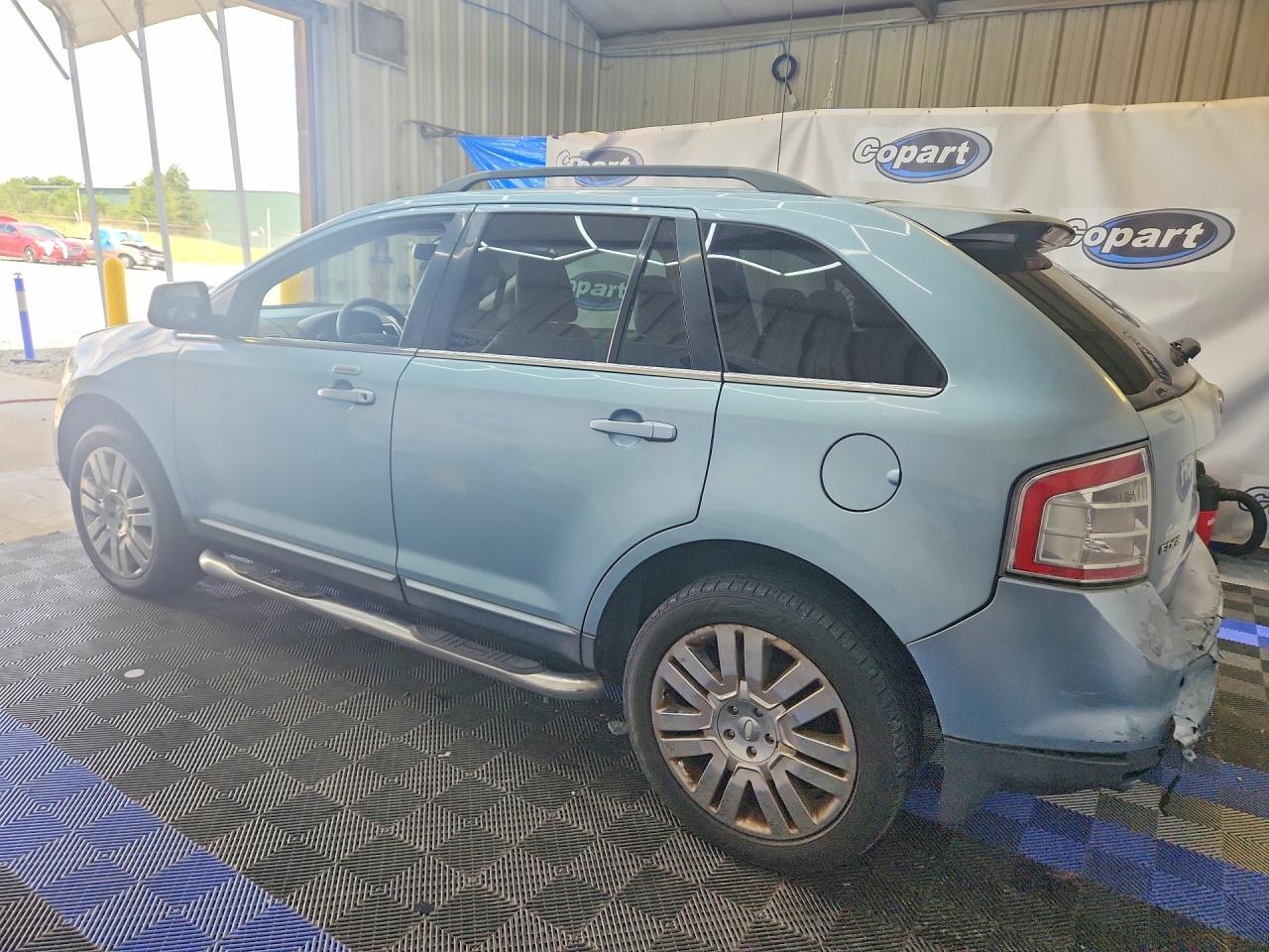 2008 Ford Edge Limited Blue vin: 2FMDK39C48BA90396