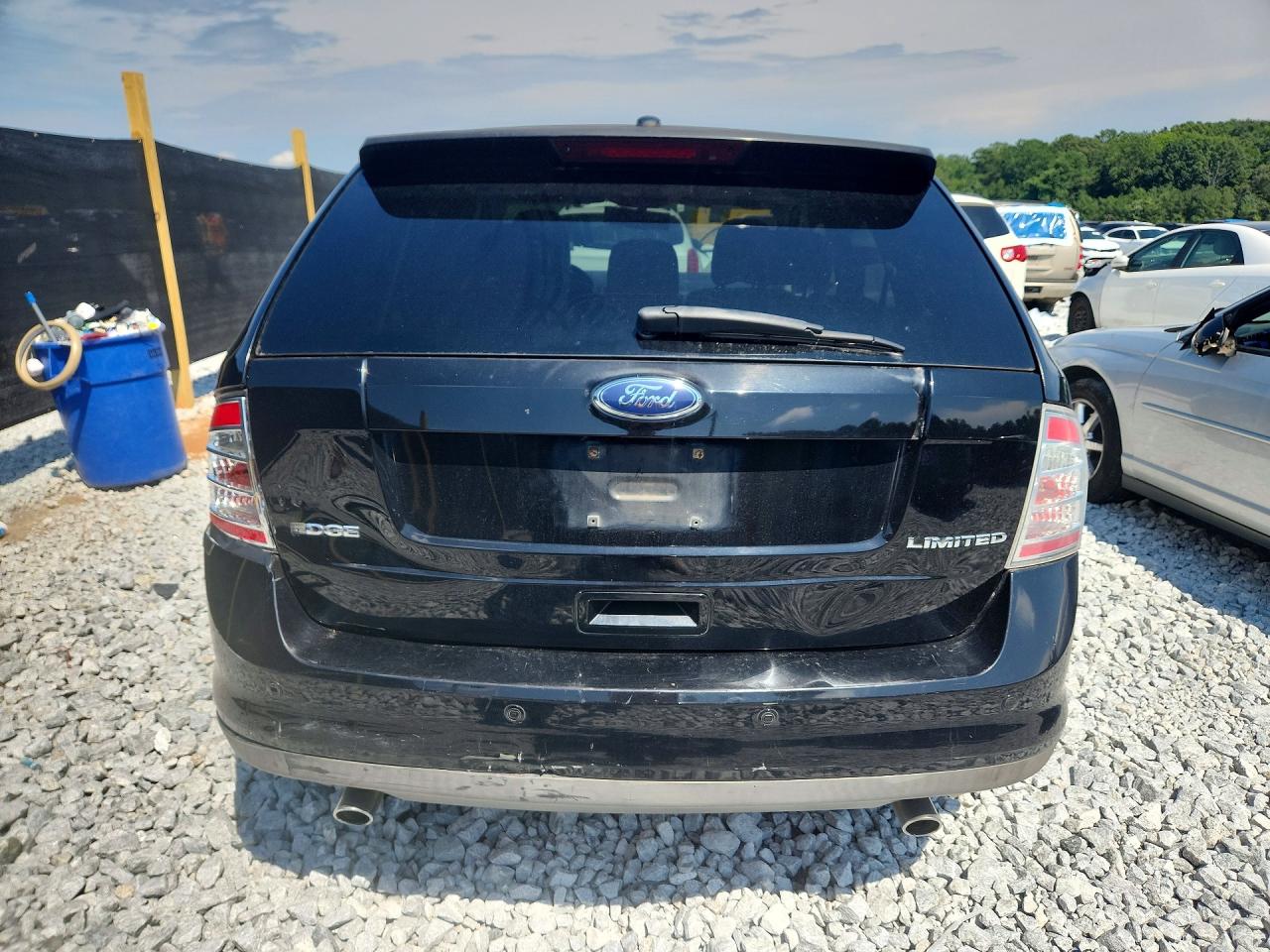 2008 Ford Edge Limited Black vin: 2FMDK39C48BA90561