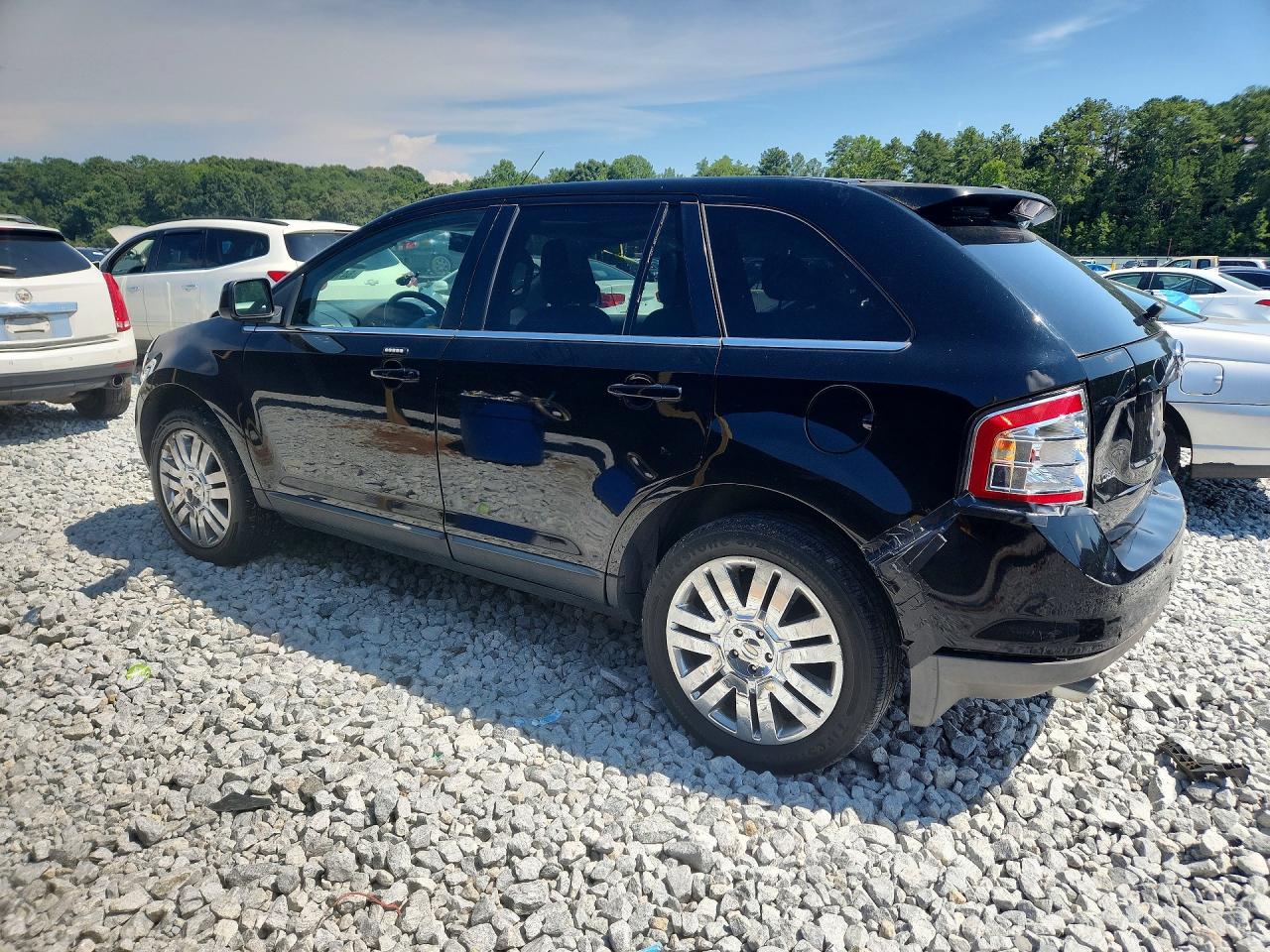 2008 Ford Edge Limited Black vin: 2FMDK39C48BA90561