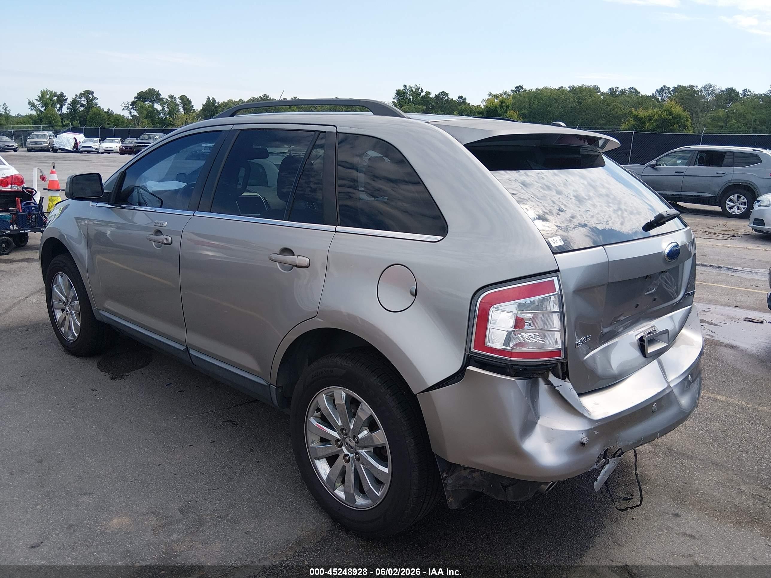2008 Ford Edge Limited Tan vin: 2FMDK39C48BB40357