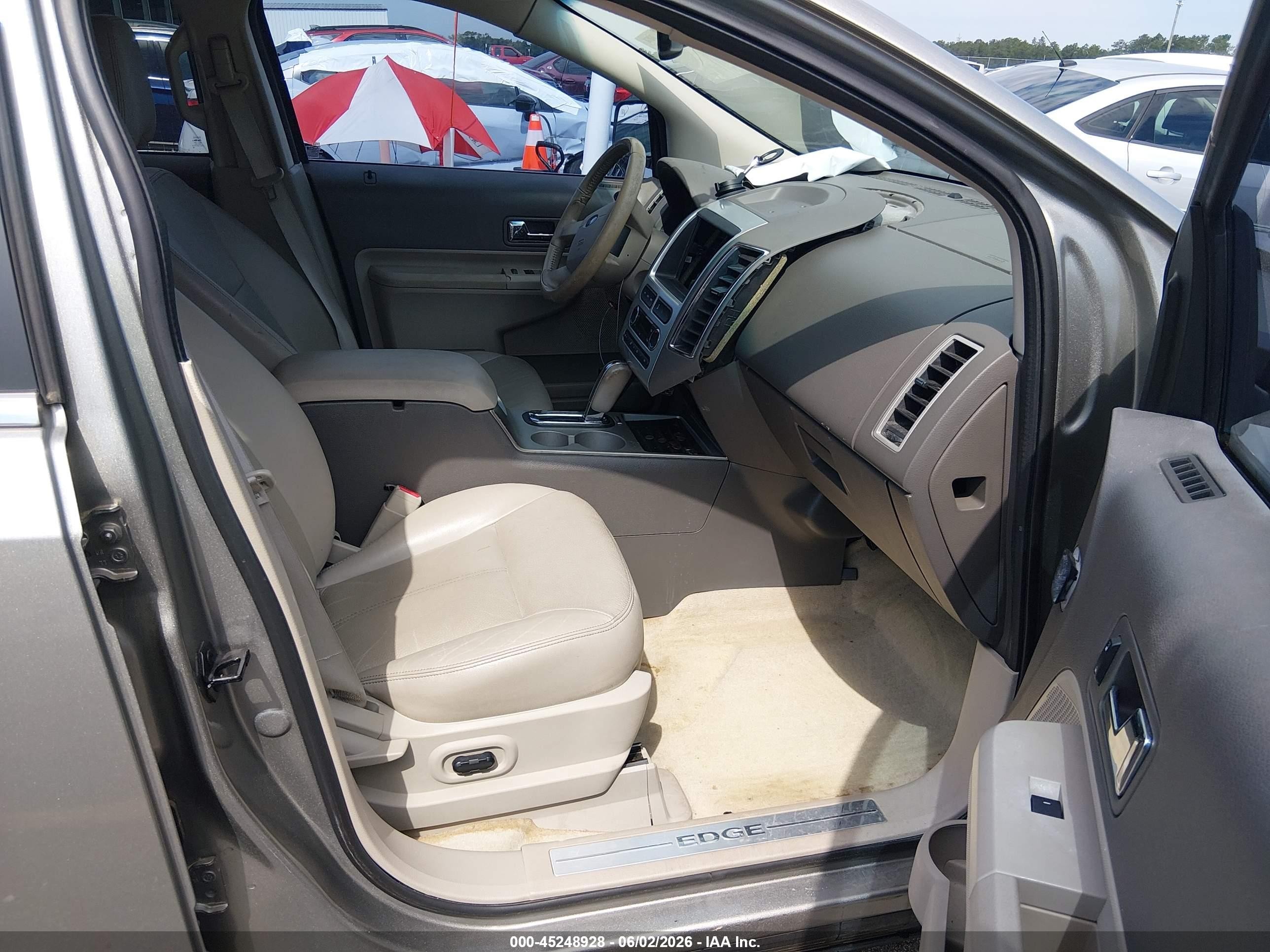 2008 Ford Edge Limited Tan vin: 2FMDK39C48BB40357