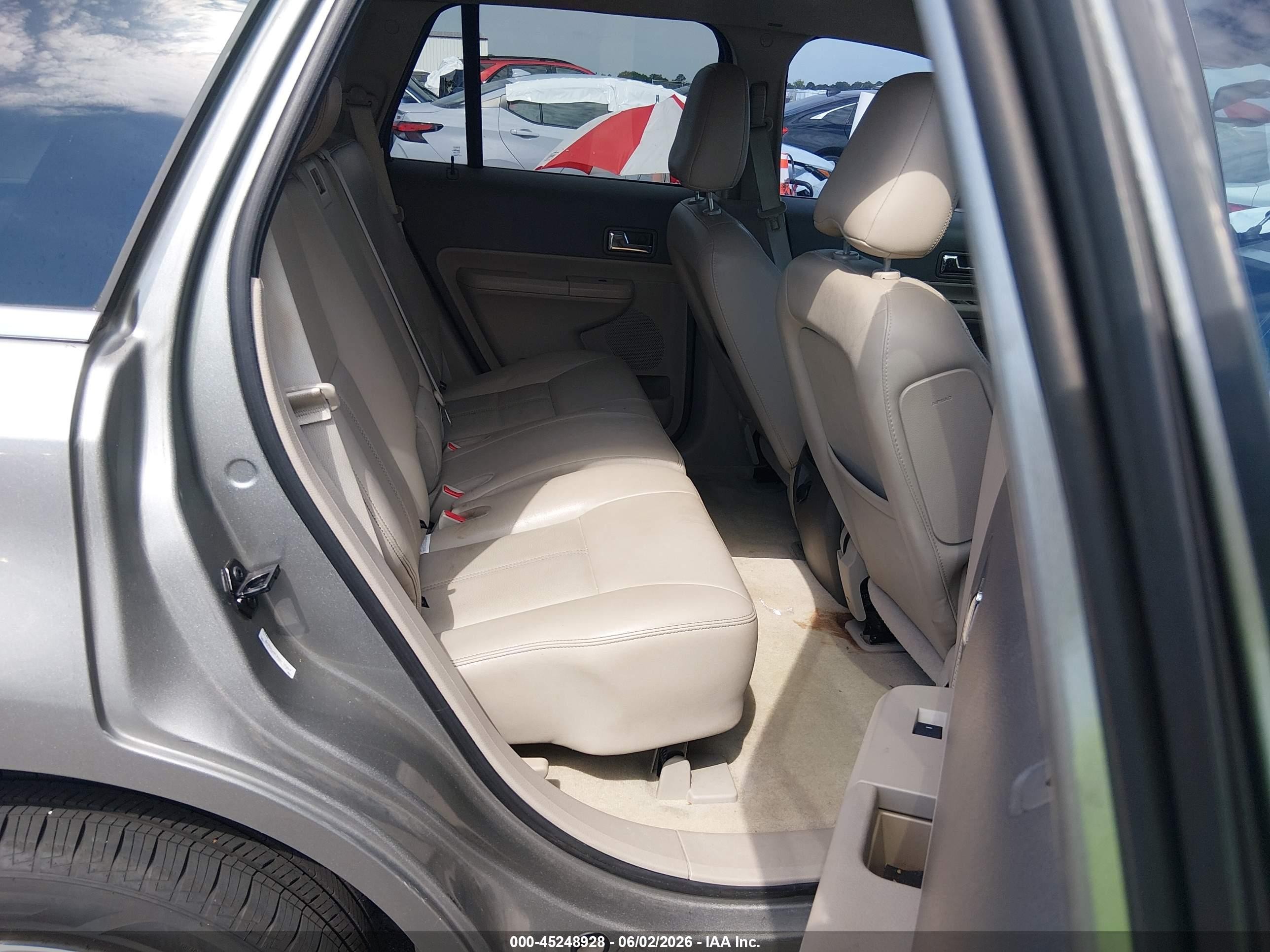 2008 Ford Edge Limited Tan vin: 2FMDK39C48BB40357