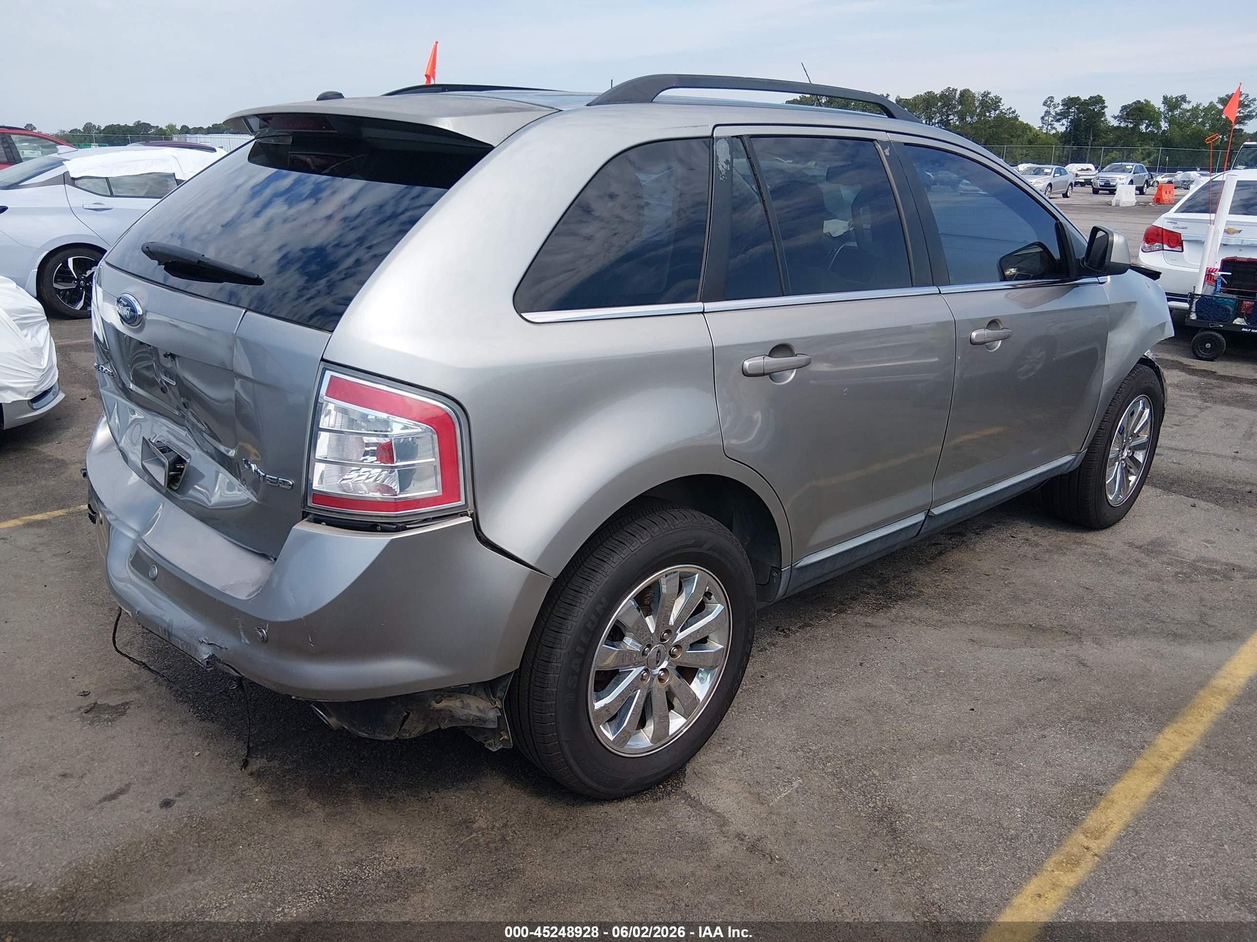 2008 Ford Edge Limited Tan vin: 2FMDK39C48BB40357