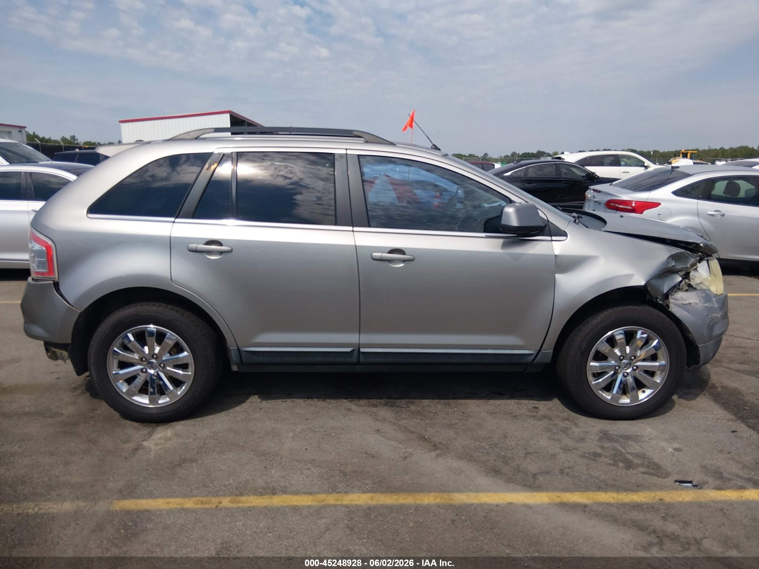 2008 Ford Edge Limited Tan vin: 2FMDK39C48BB40357