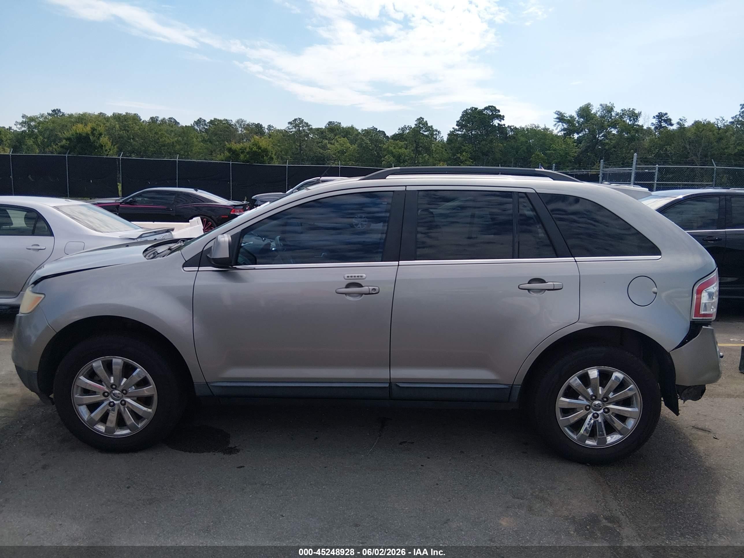 2008 Ford Edge Limited Tan vin: 2FMDK39C48BB40357