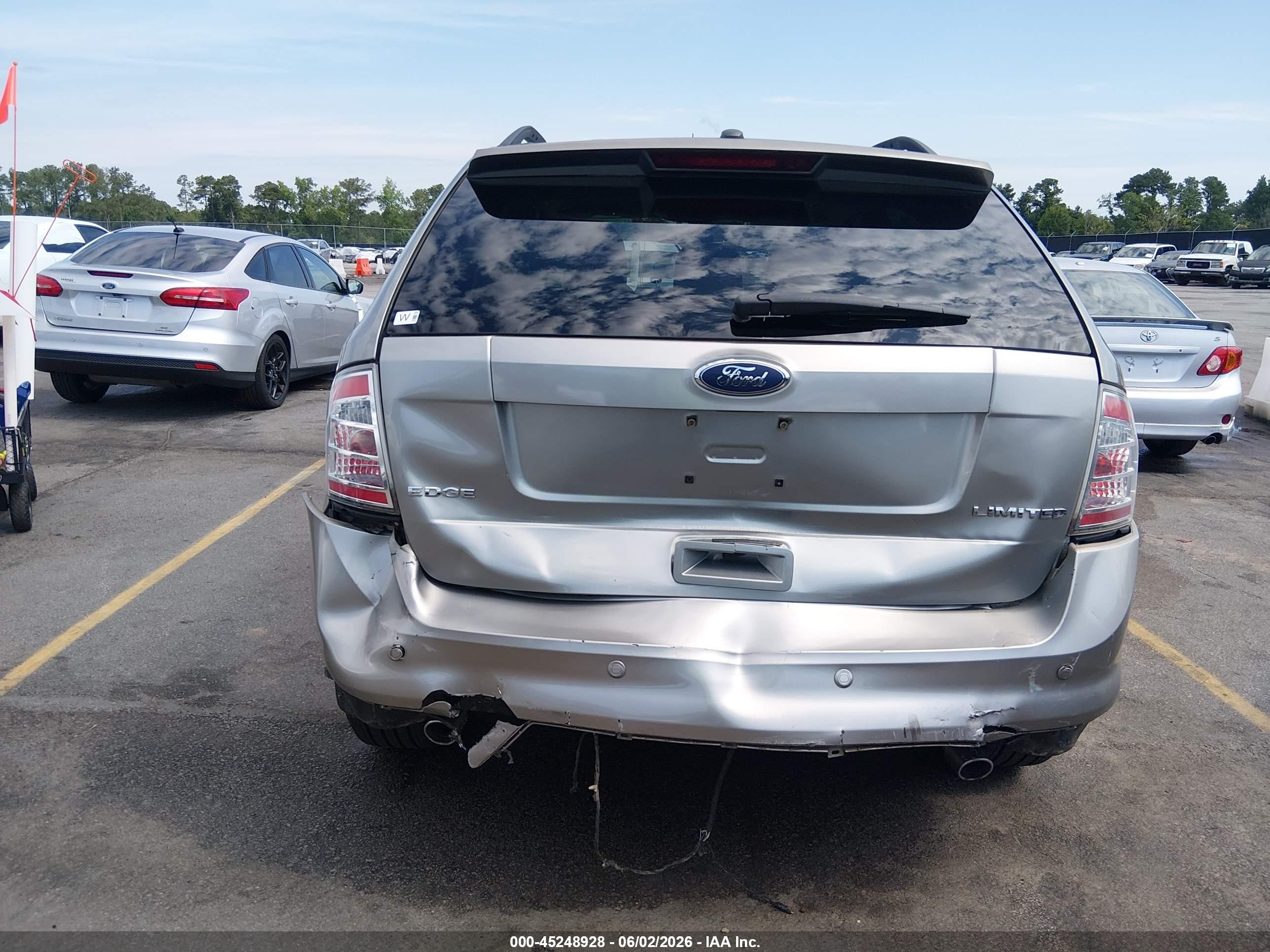 2008 Ford Edge Limited Tan vin: 2FMDK39C48BB40357