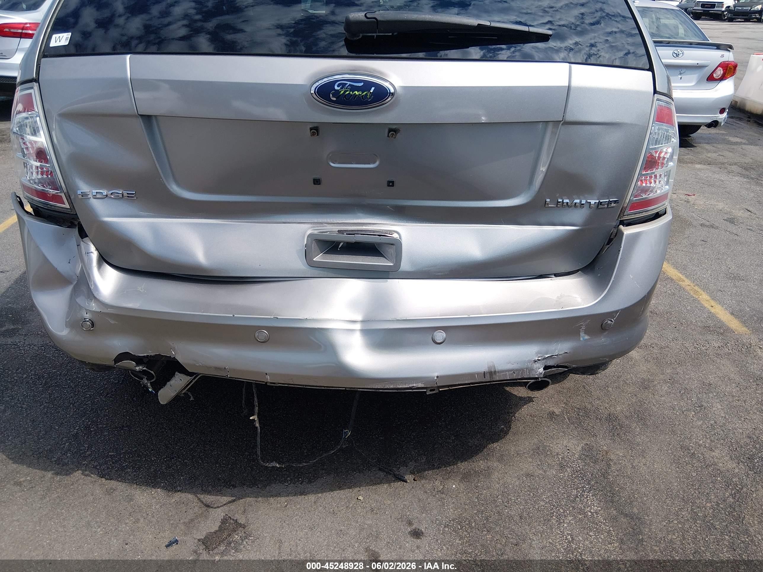 2008 Ford Edge Limited Tan vin: 2FMDK39C48BB40357