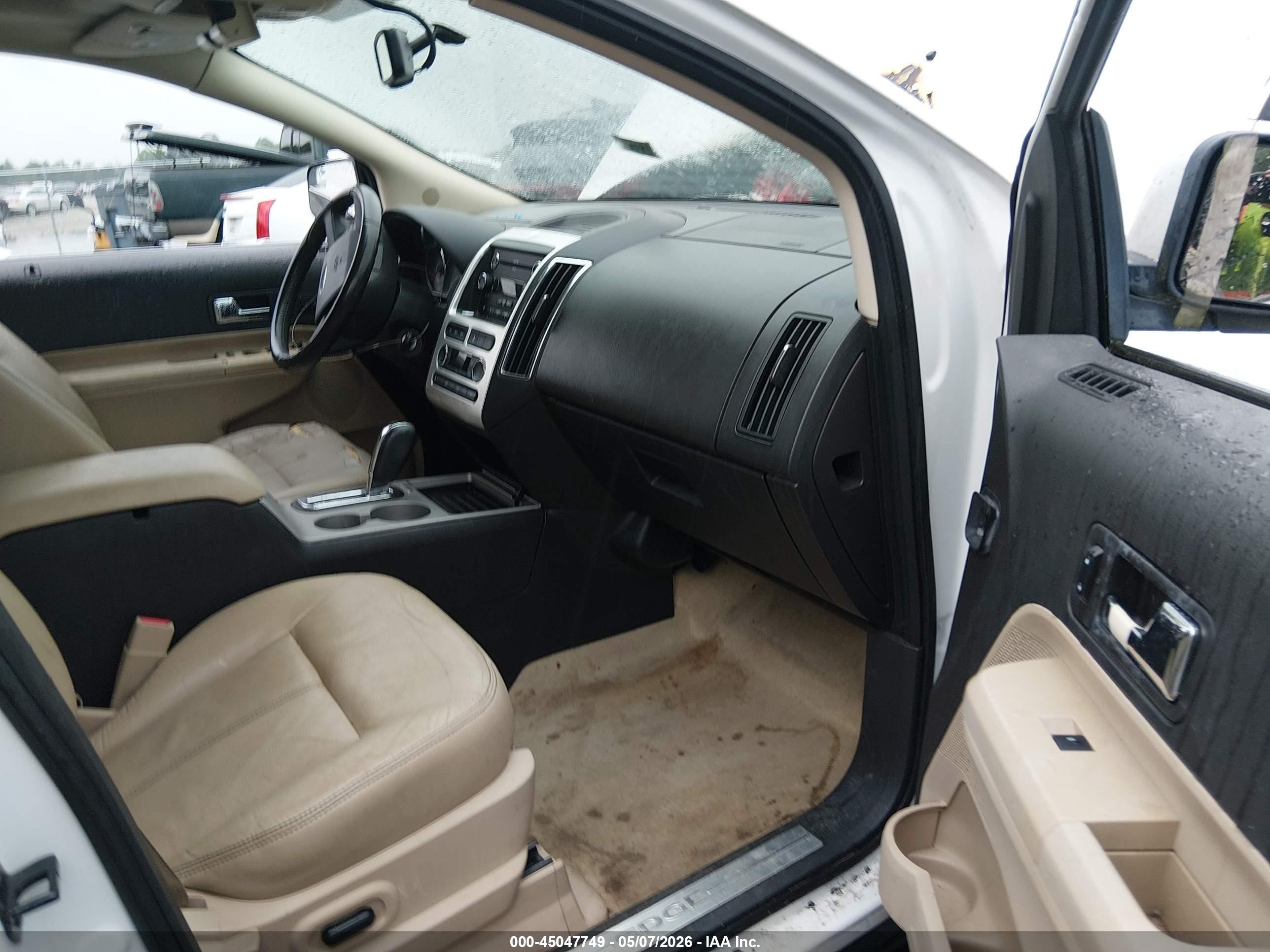 2009 Ford Edge Limited White vin: 2FMDK39C49BA49784