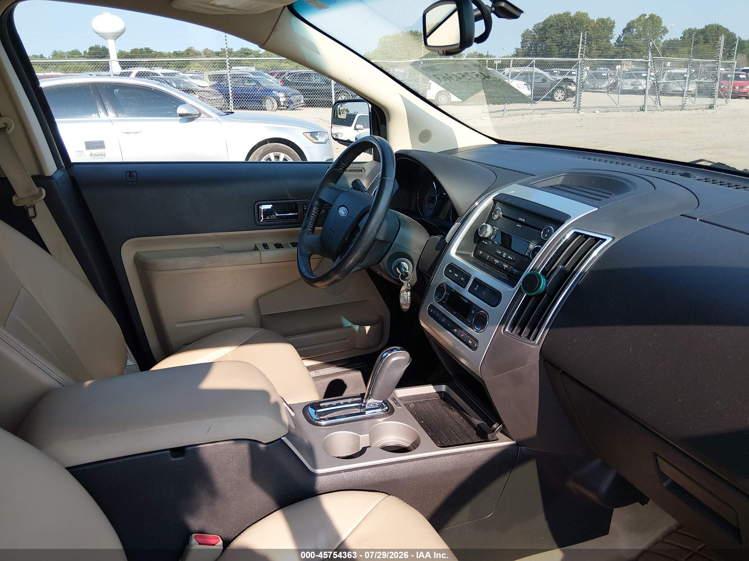 2009 Ford Edge Limited White vin: 2FMDK39C49BA87225