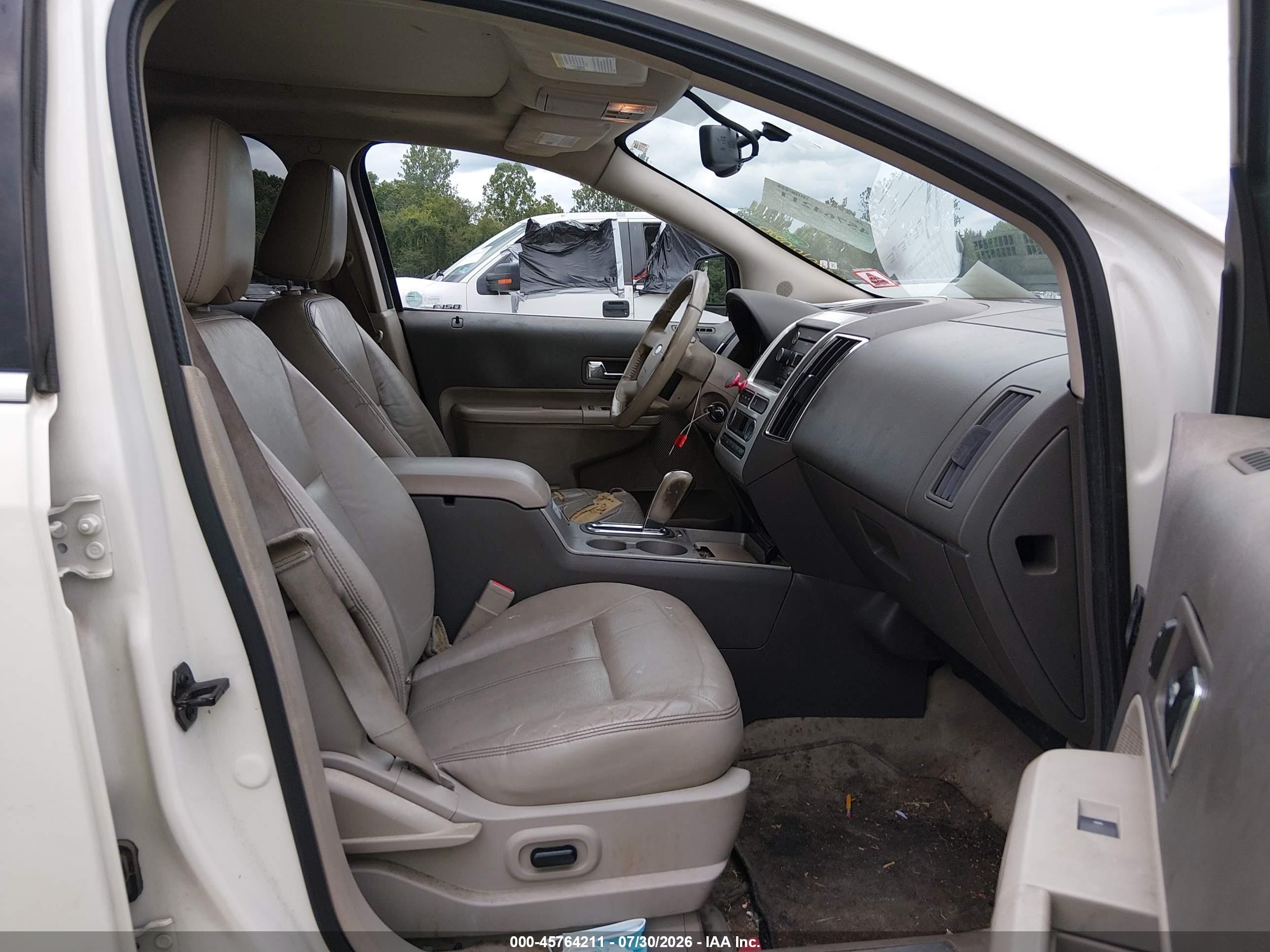 2009 Ford Edge Limited White vin: 2FMDK39C49BA87564