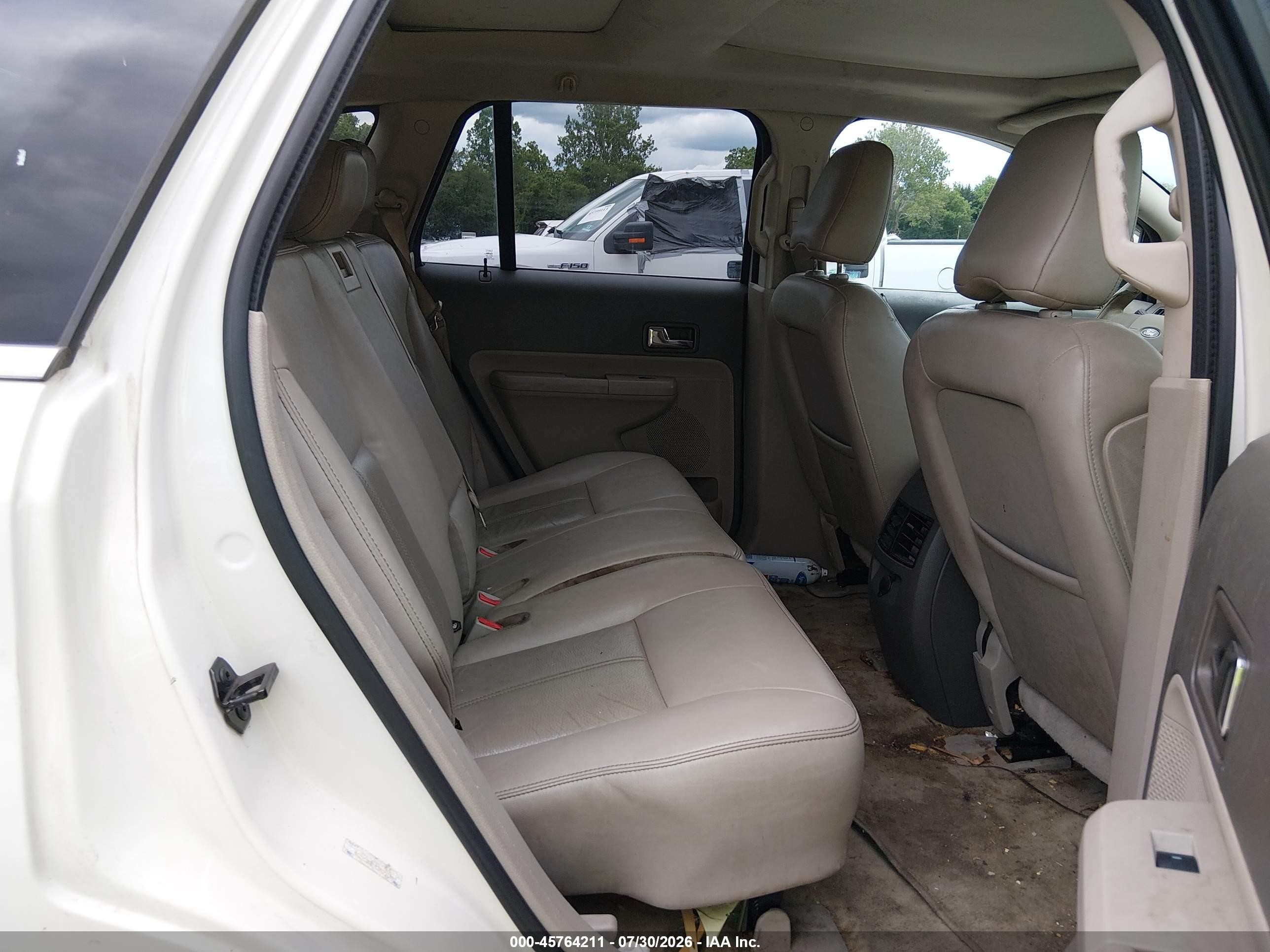 2009 Ford Edge Limited White vin: 2FMDK39C49BA87564