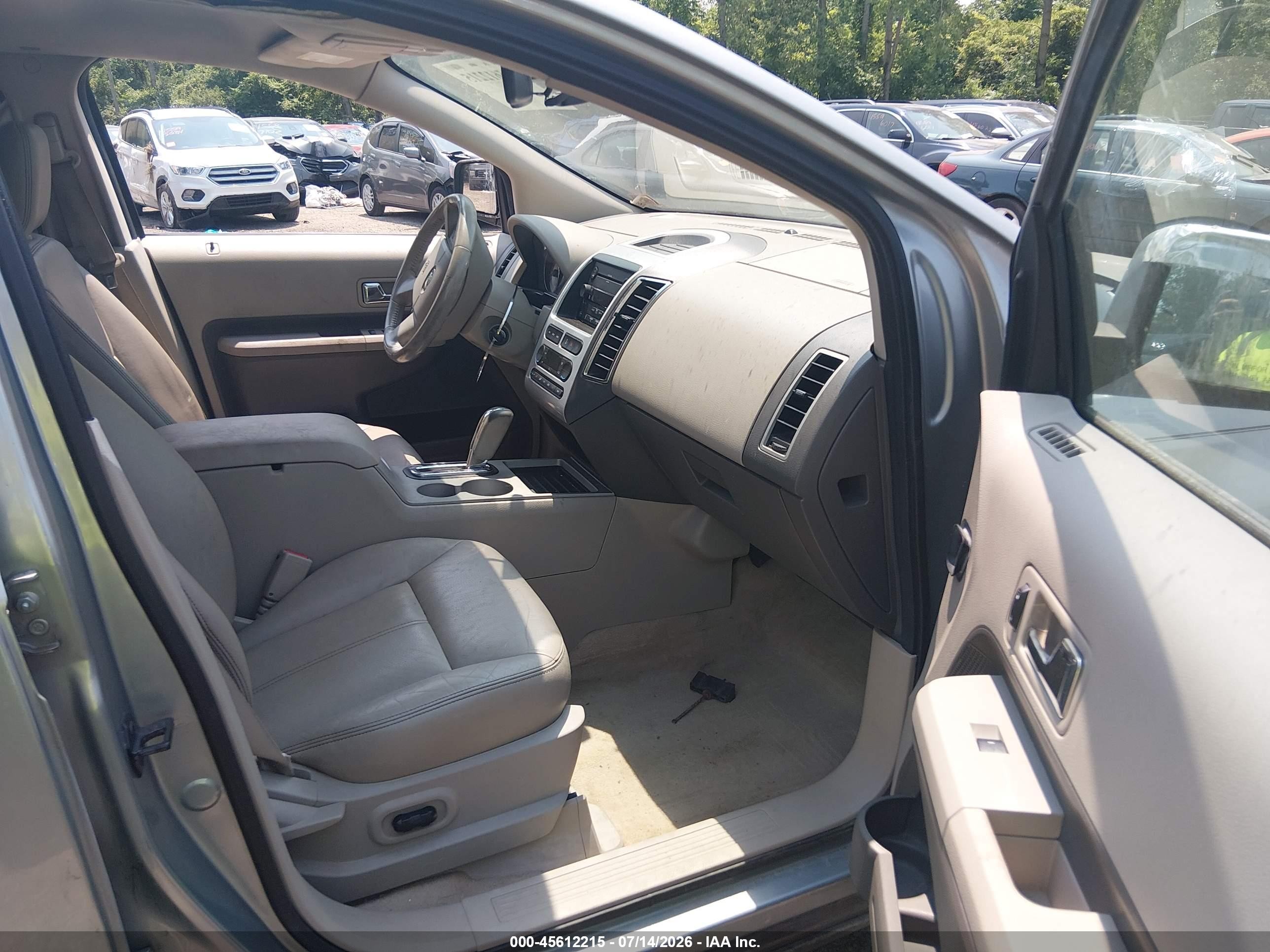 2007 Ford Edge Sel Plus Silver vin: 2FMDK39C57BA32599