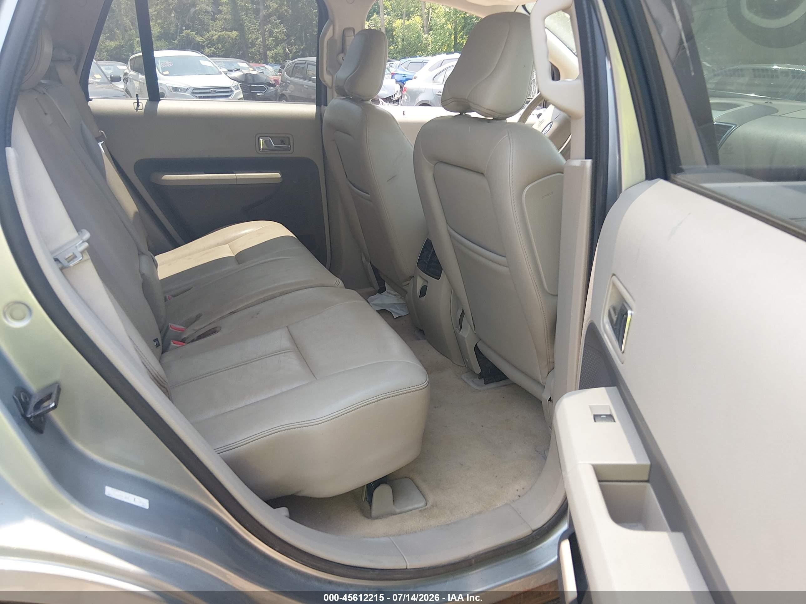 2007 Ford Edge Sel Plus Silver vin: 2FMDK39C57BA32599