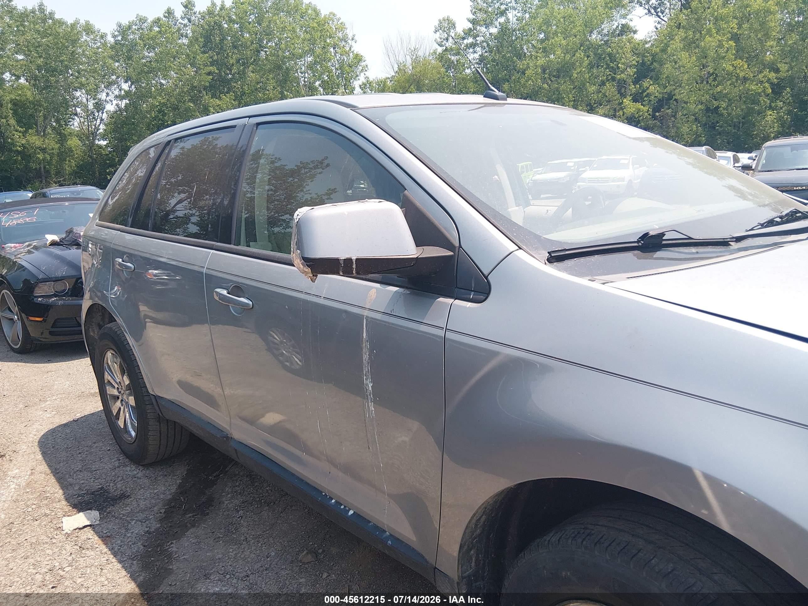 2007 Ford Edge Sel Plus Silver vin: 2FMDK39C57BA32599